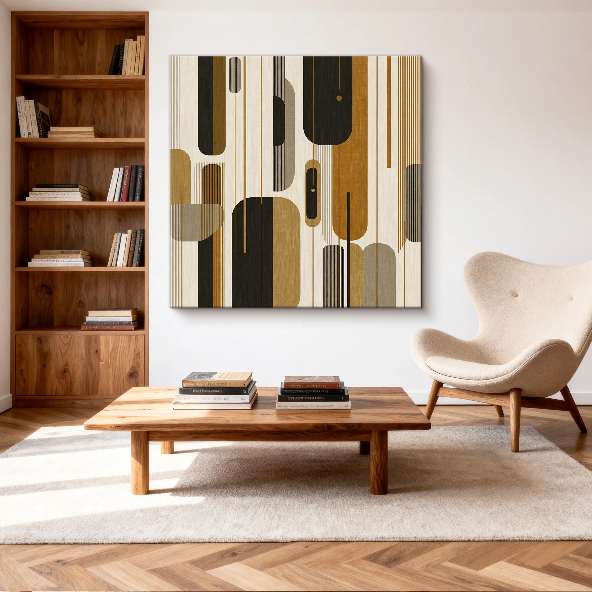 Abstract Canvas Art #YK014