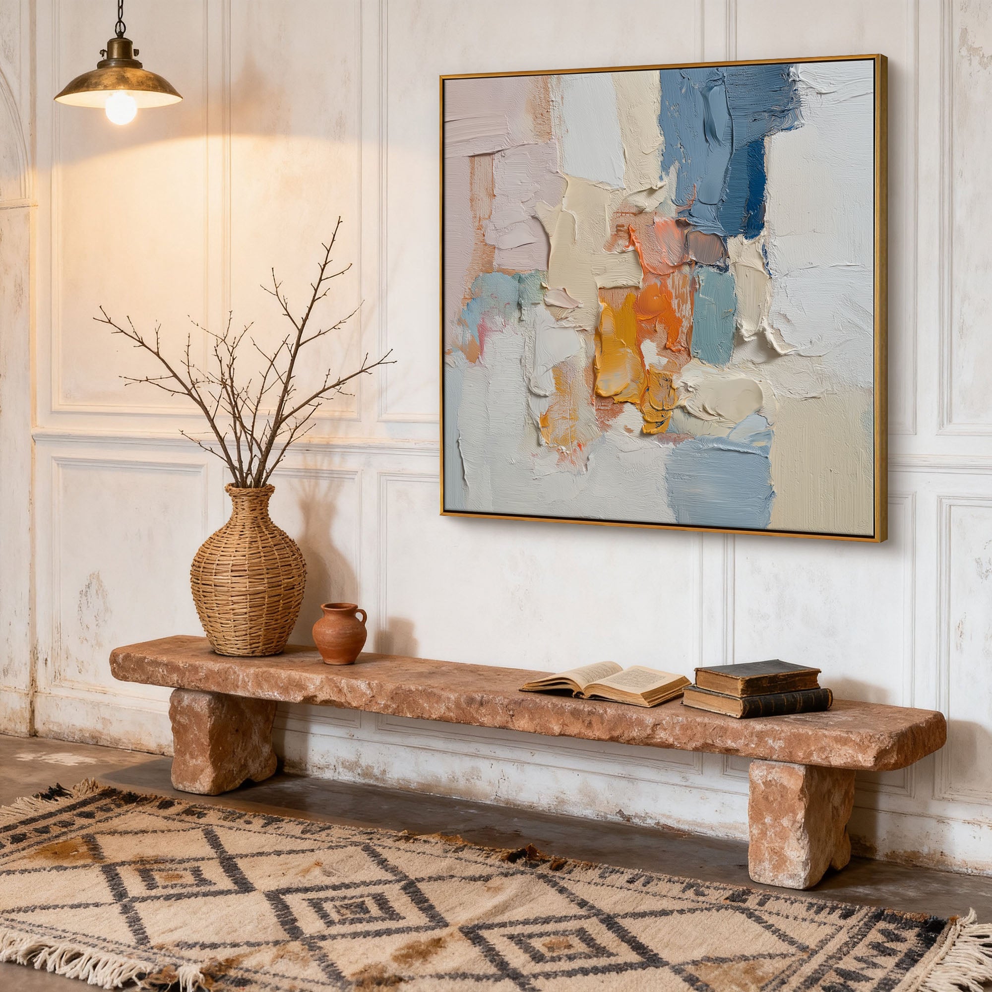 Abstract Canvas Art #YK012