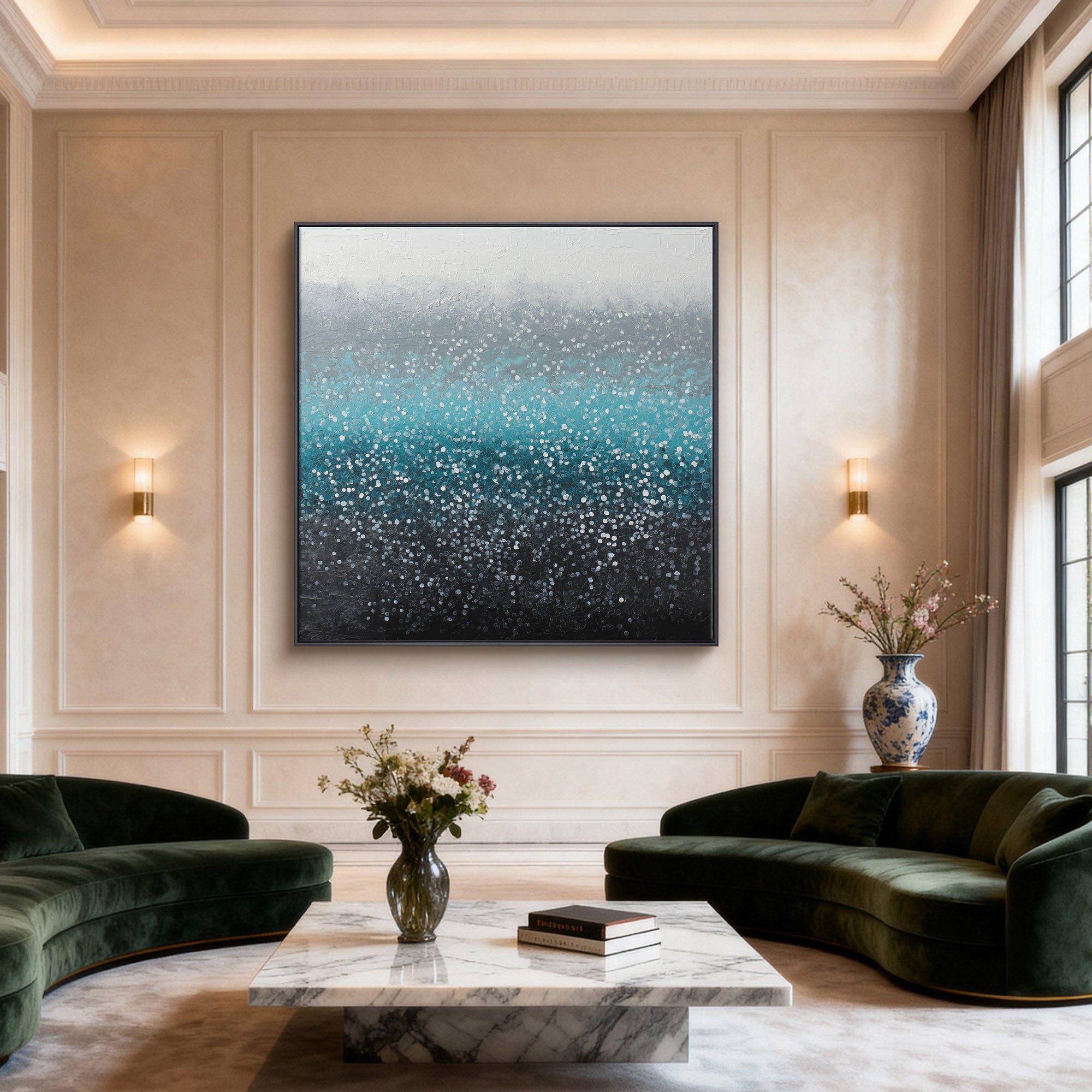 Abstract Canvas Art #YK008