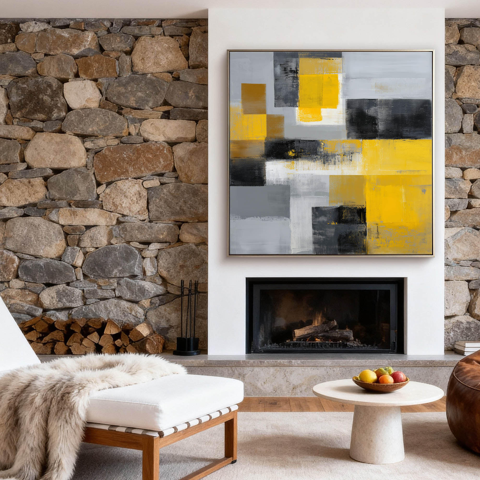 Abstract Canvas Art #YK020