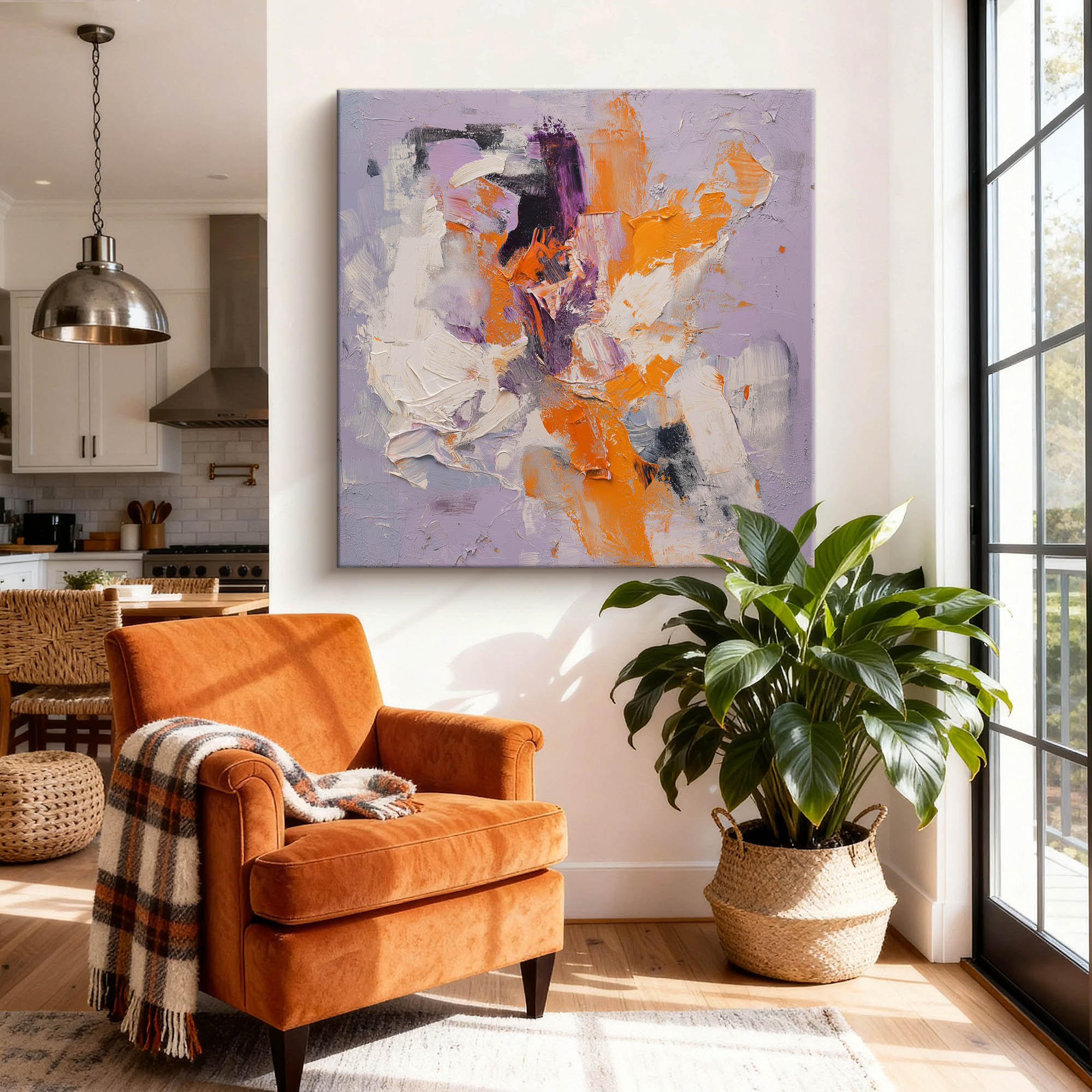 Abstract Canvas Art #YK018