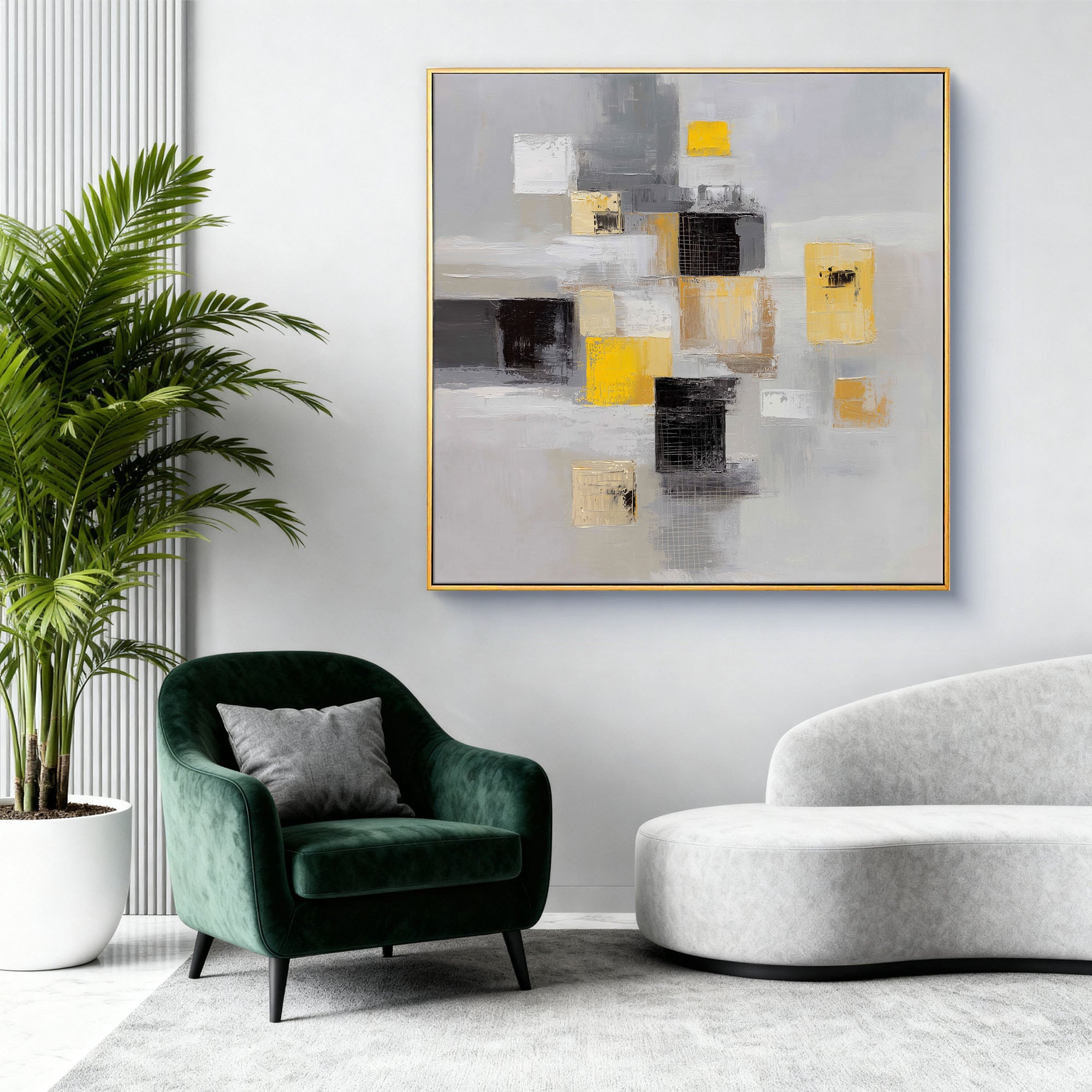 Abstract Canvas Art #YK021