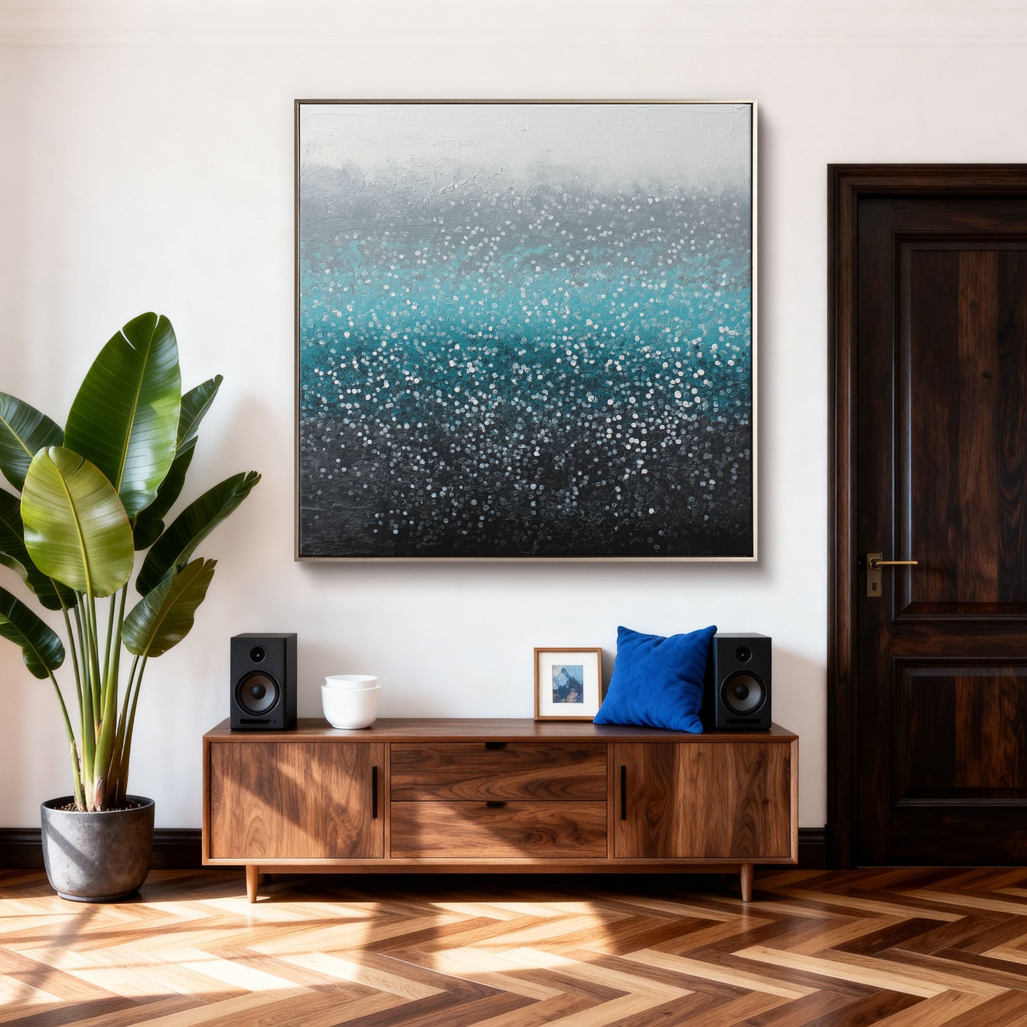 Abstract Canvas Art #YK008