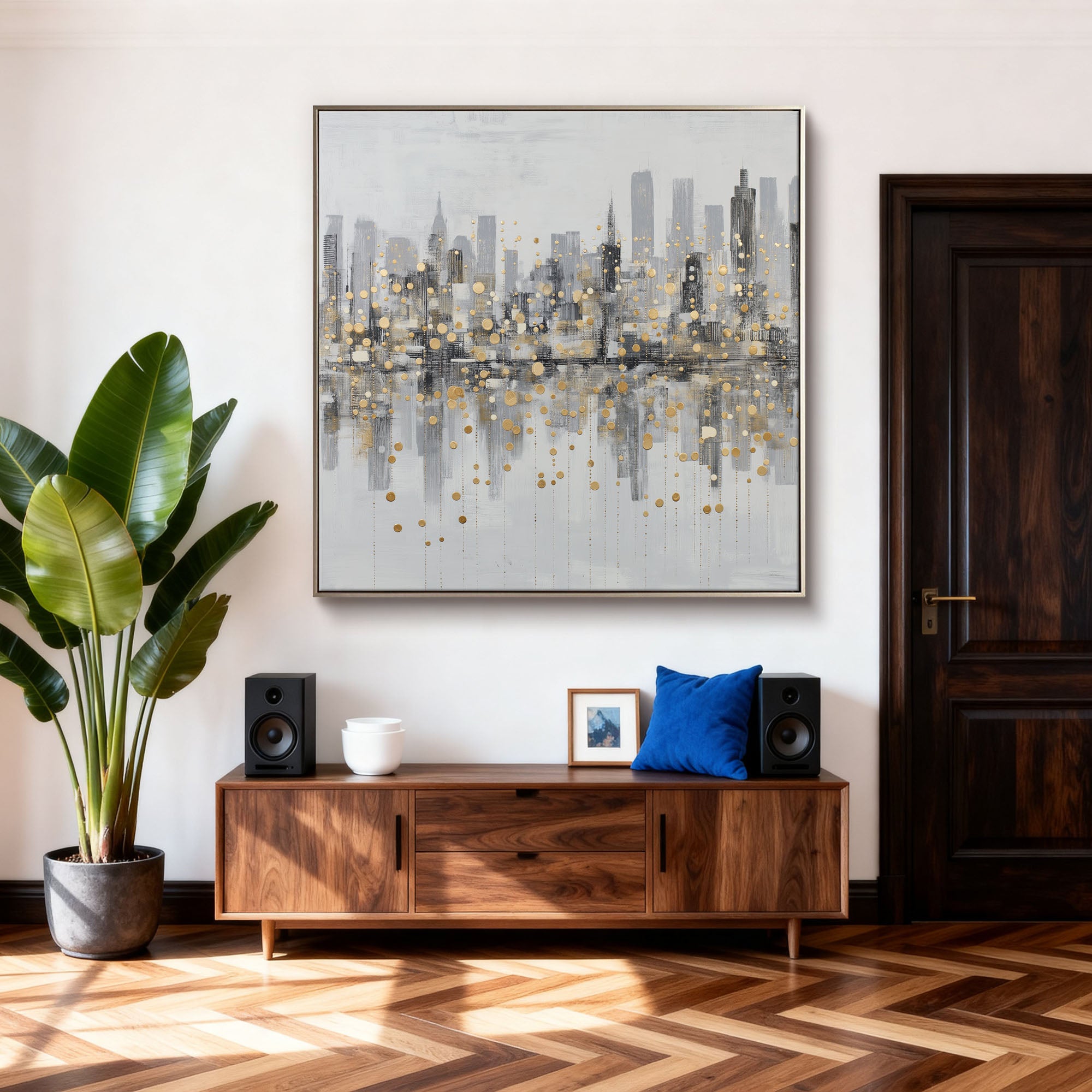 Abstract Canvas Art #YK005