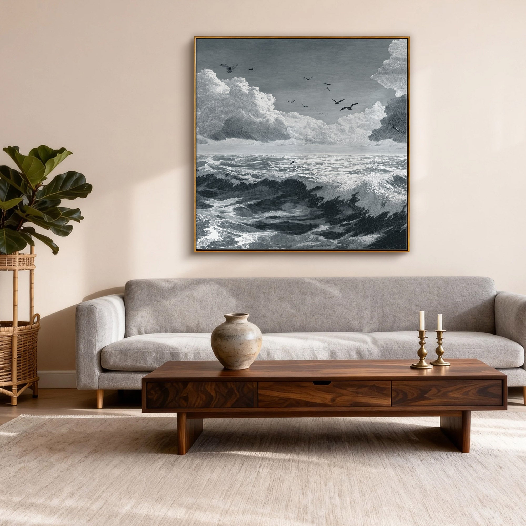 Ocean & Sky Art #YK173