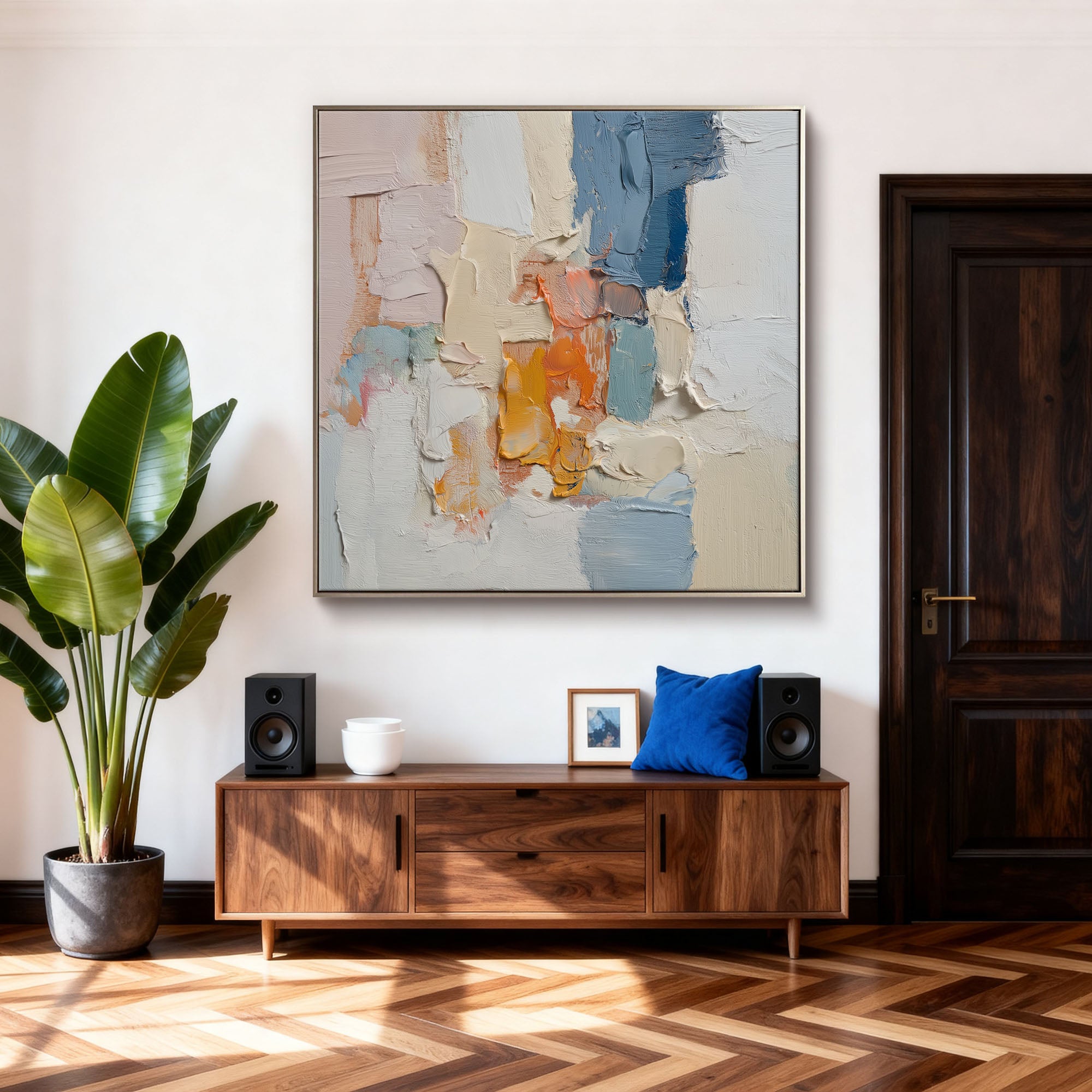 Abstract Canvas Art #YK012