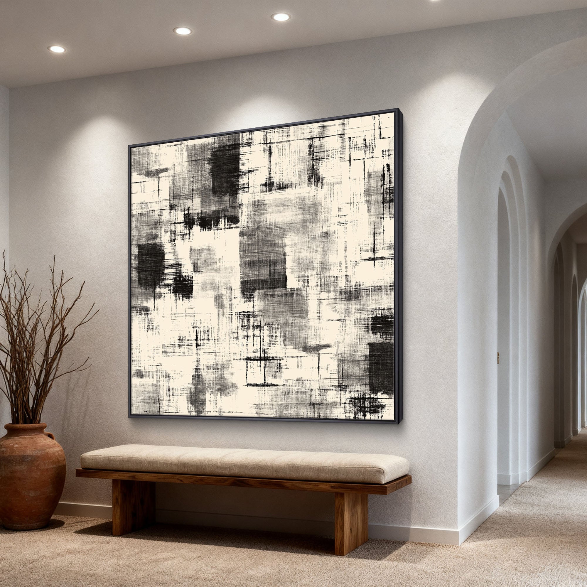 Abstract Canvas Art #YK024