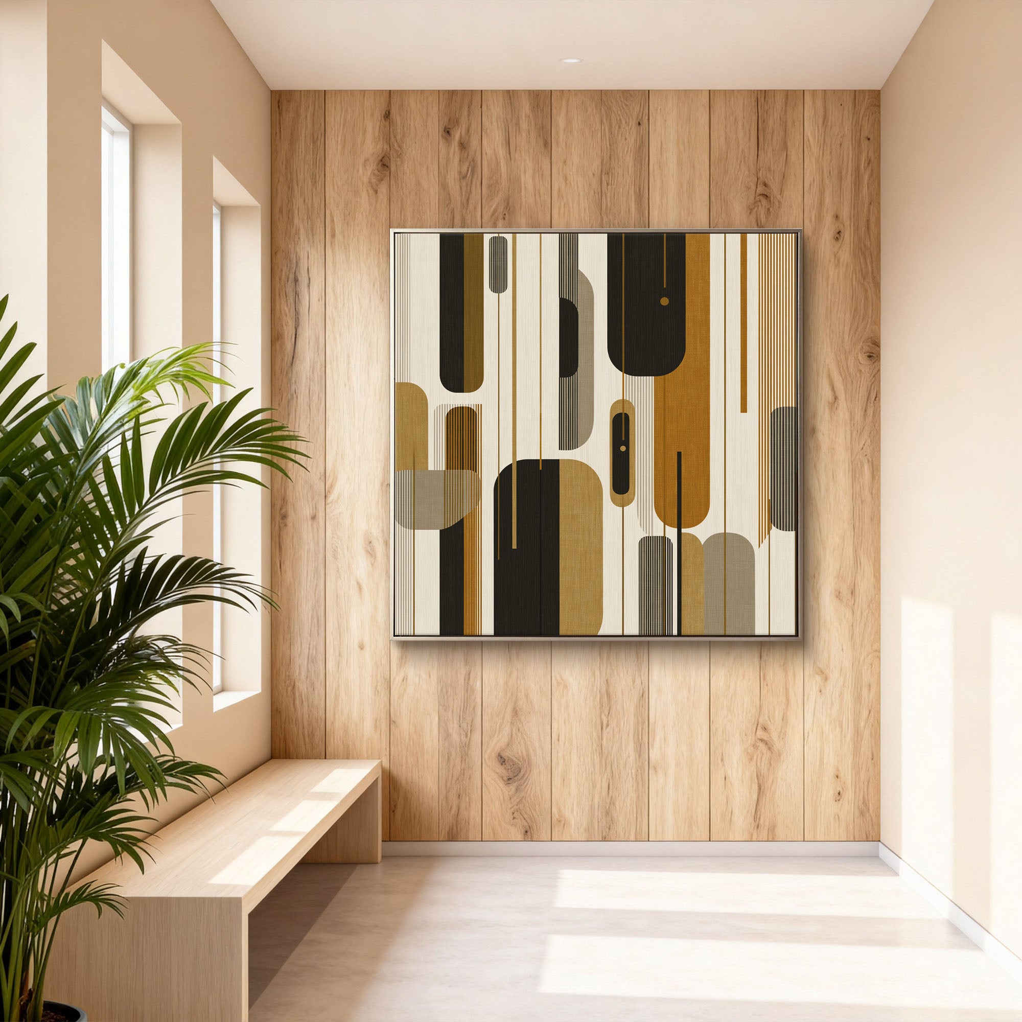 Abstract Canvas Art #YK014