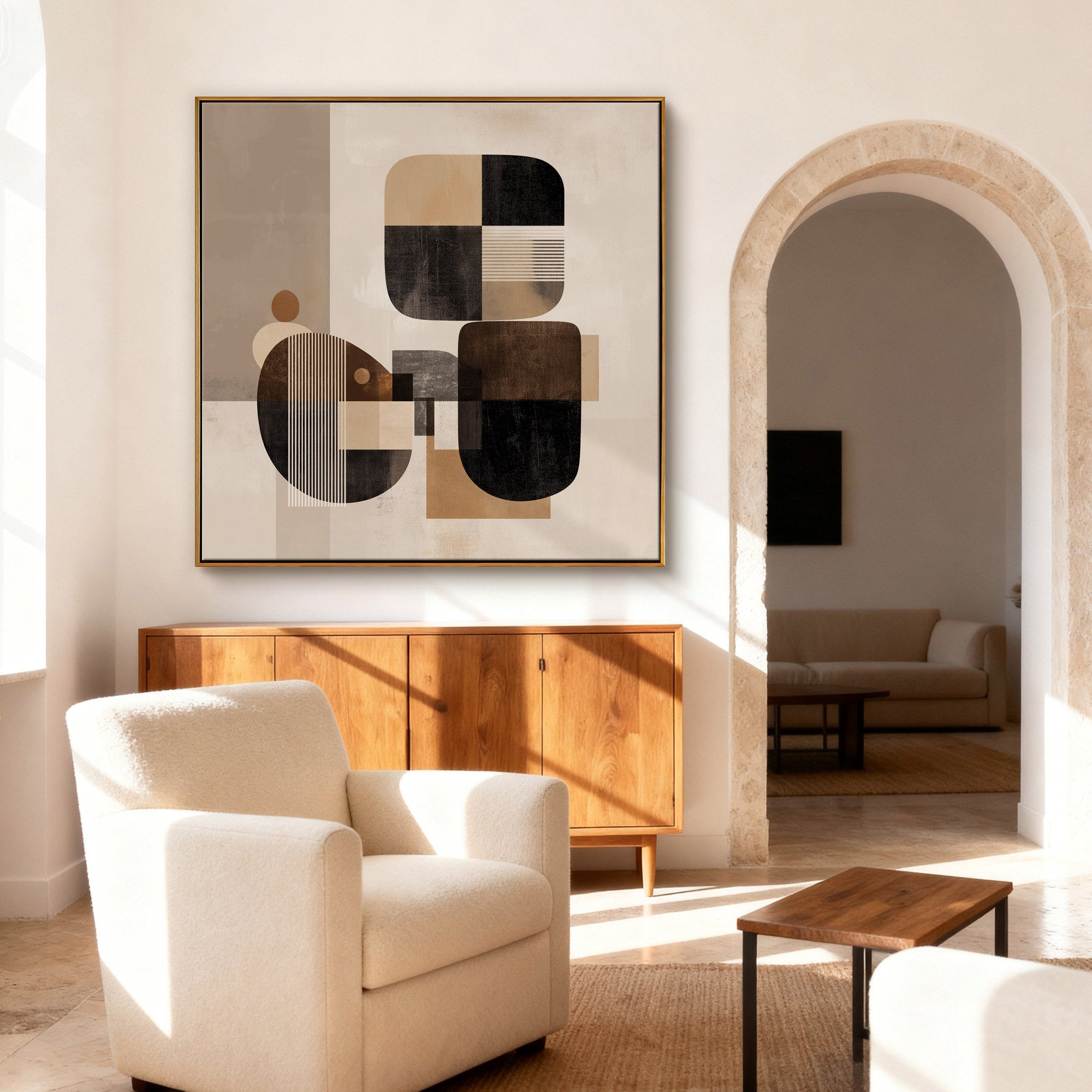 Abstract Canvas Art #YK016