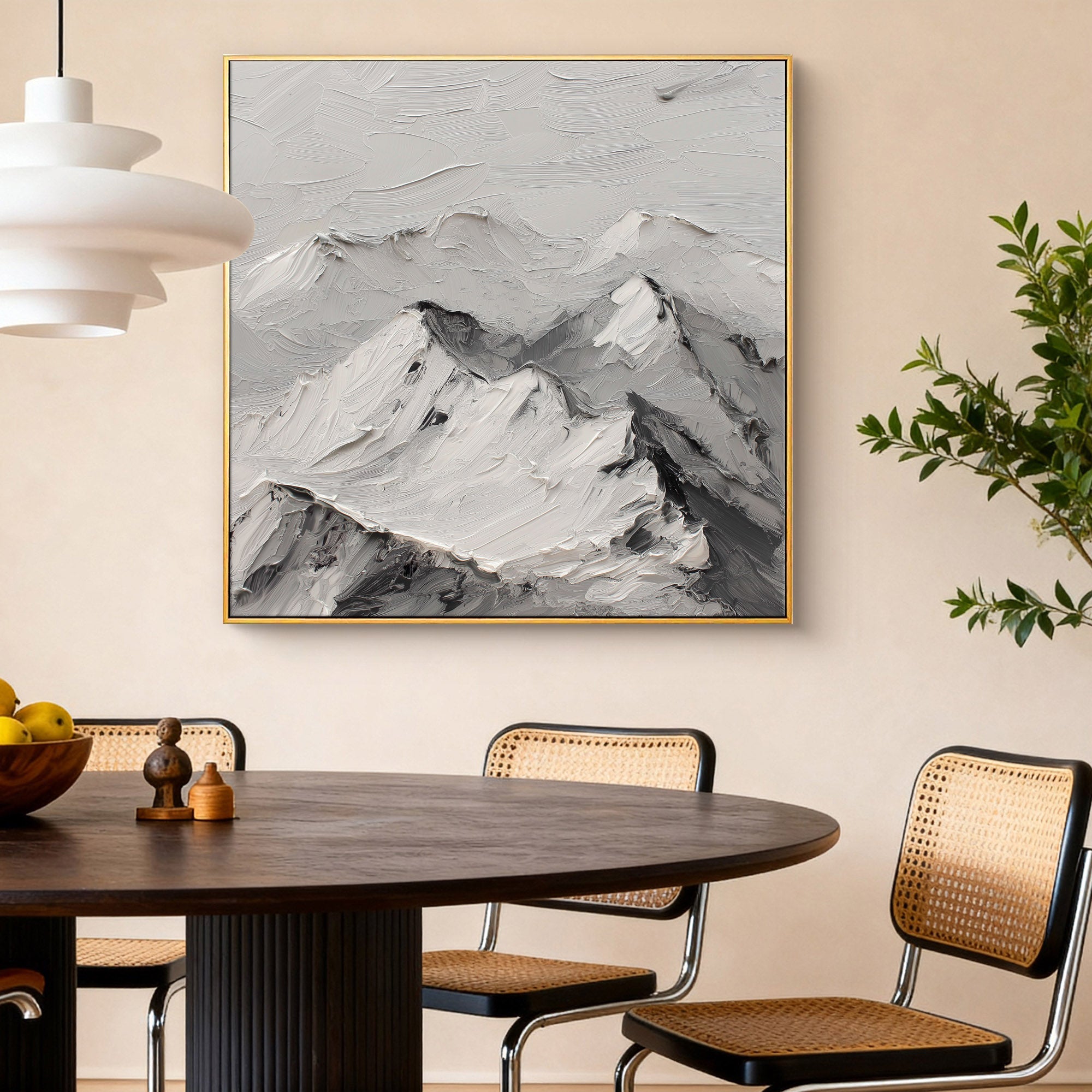 Plaster & Texture Canvas Art #YK010