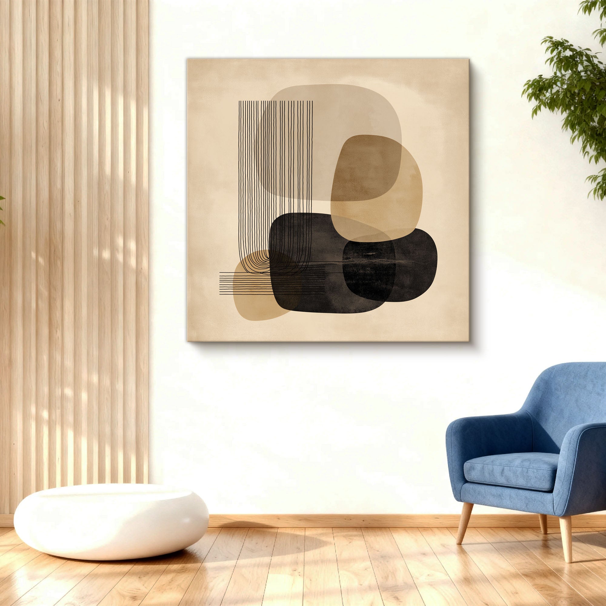 Abstract Canvas Art #YK015