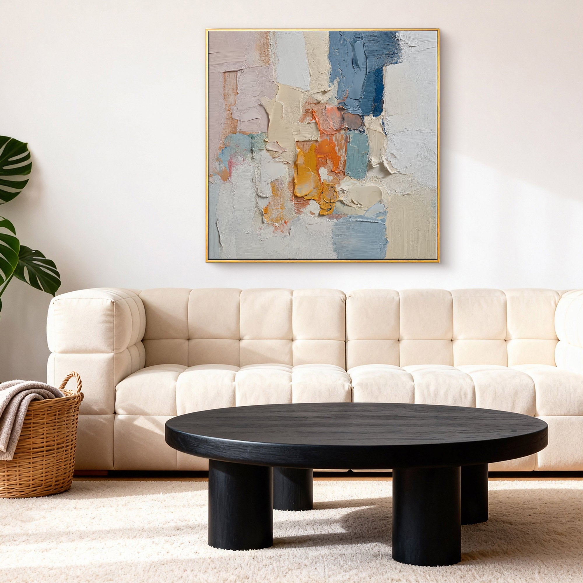 Abstract Canvas Art #YK012