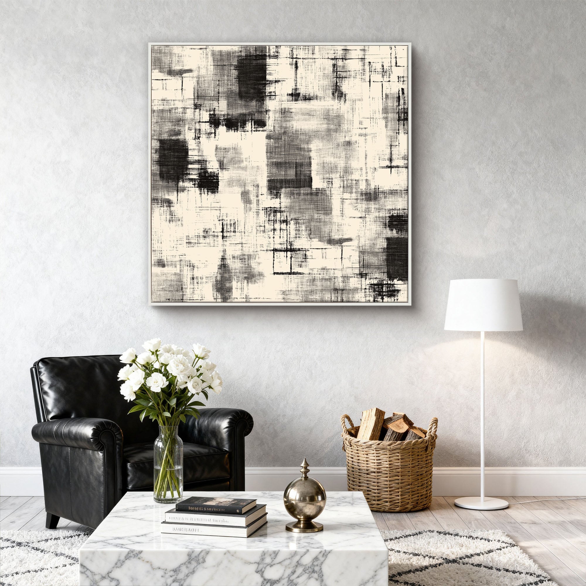 Abstract Canvas Art #YK024