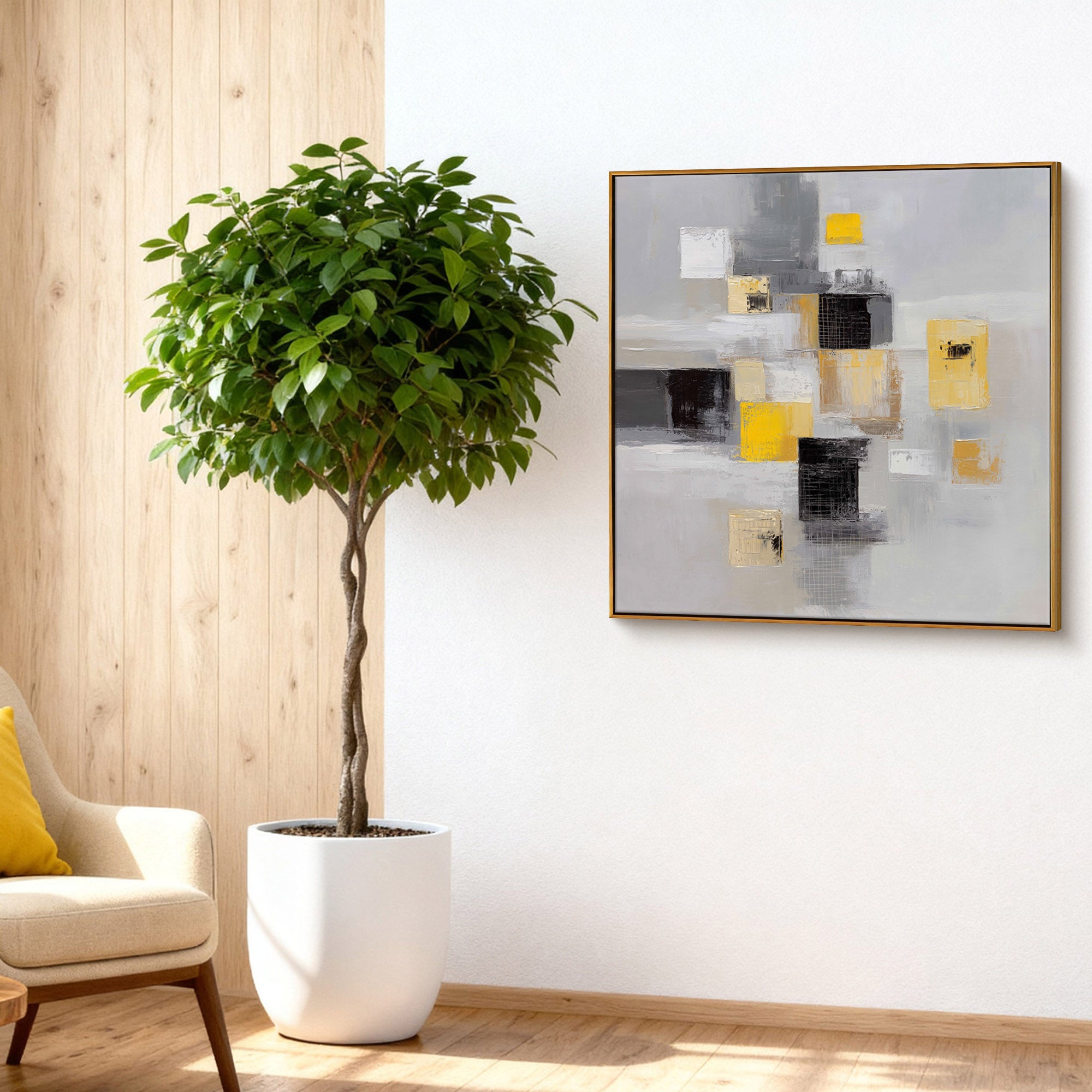 Abstract Canvas Art #YK021