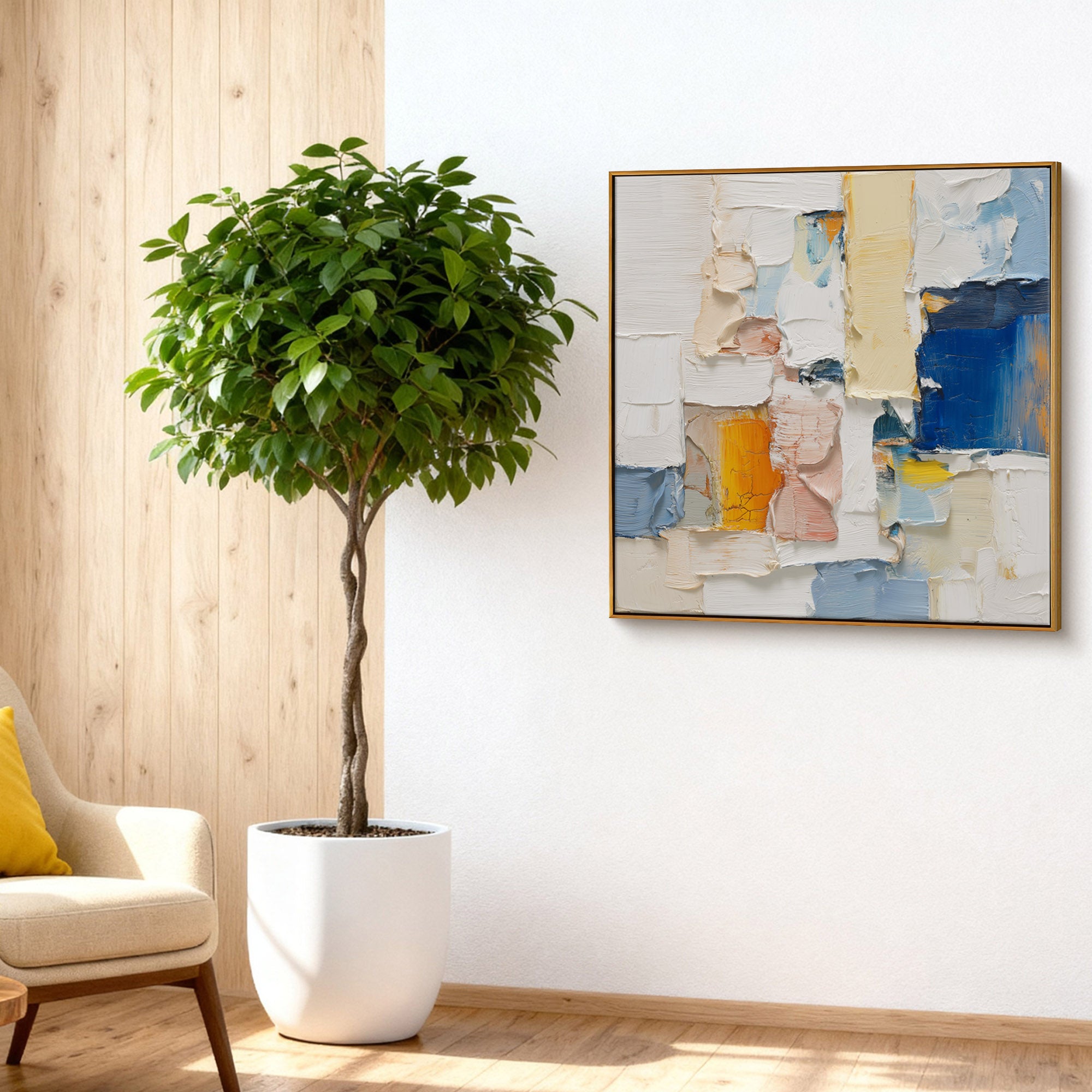 Abstract Canvas Art #YK013