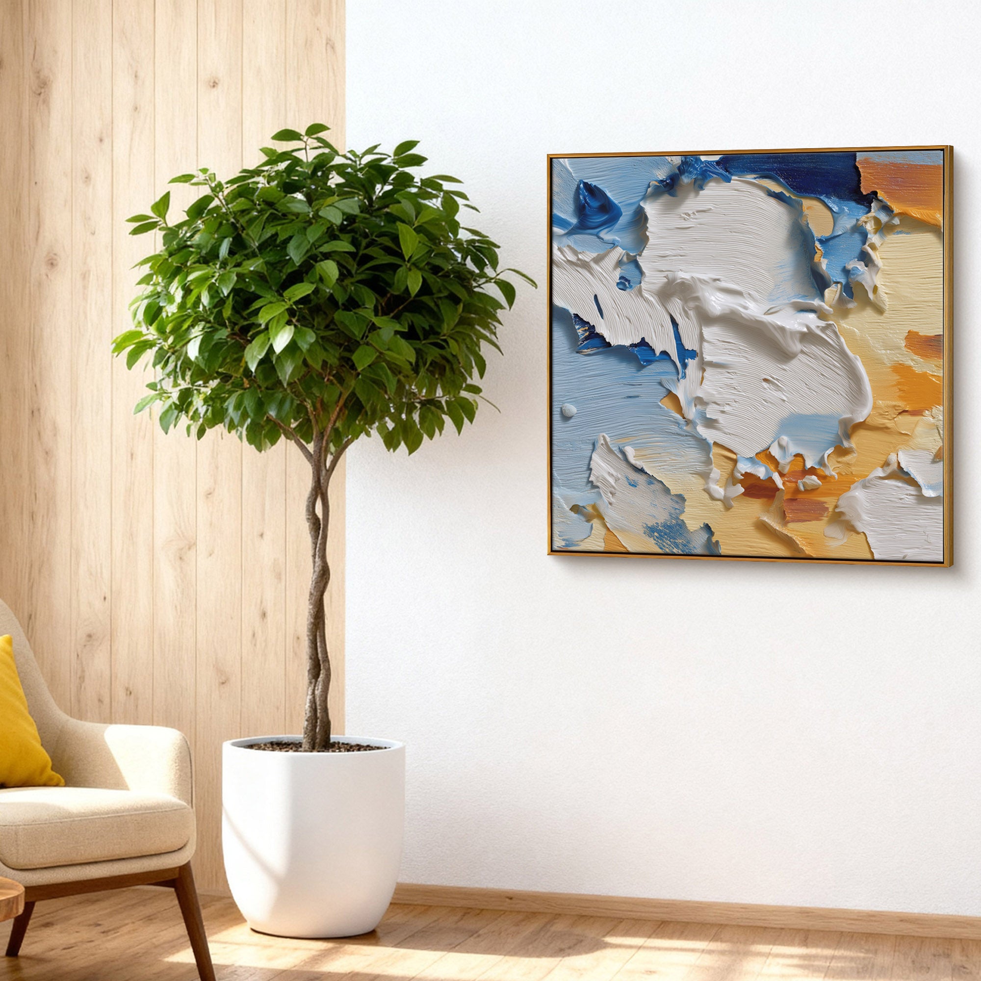 Abstract Canvas Art #YK011