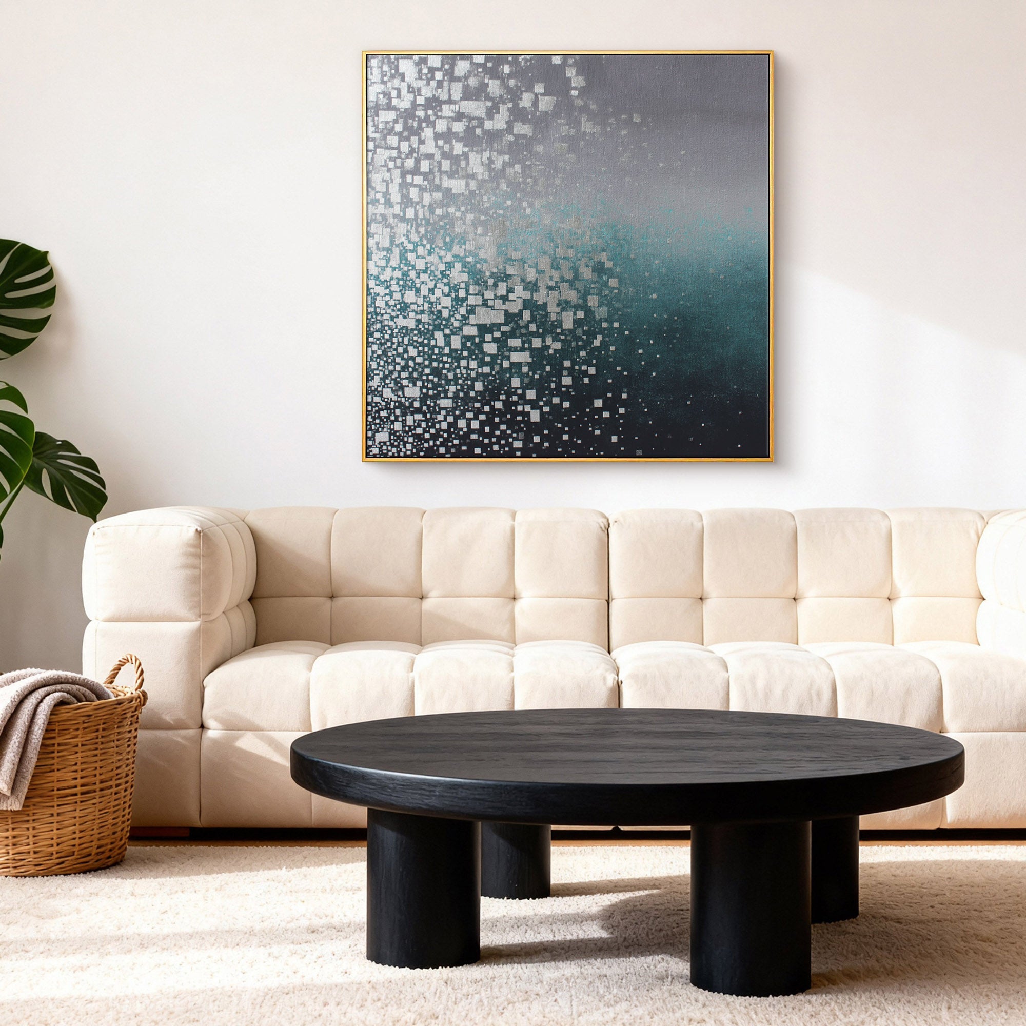 Abstract Canvas Art #YK009