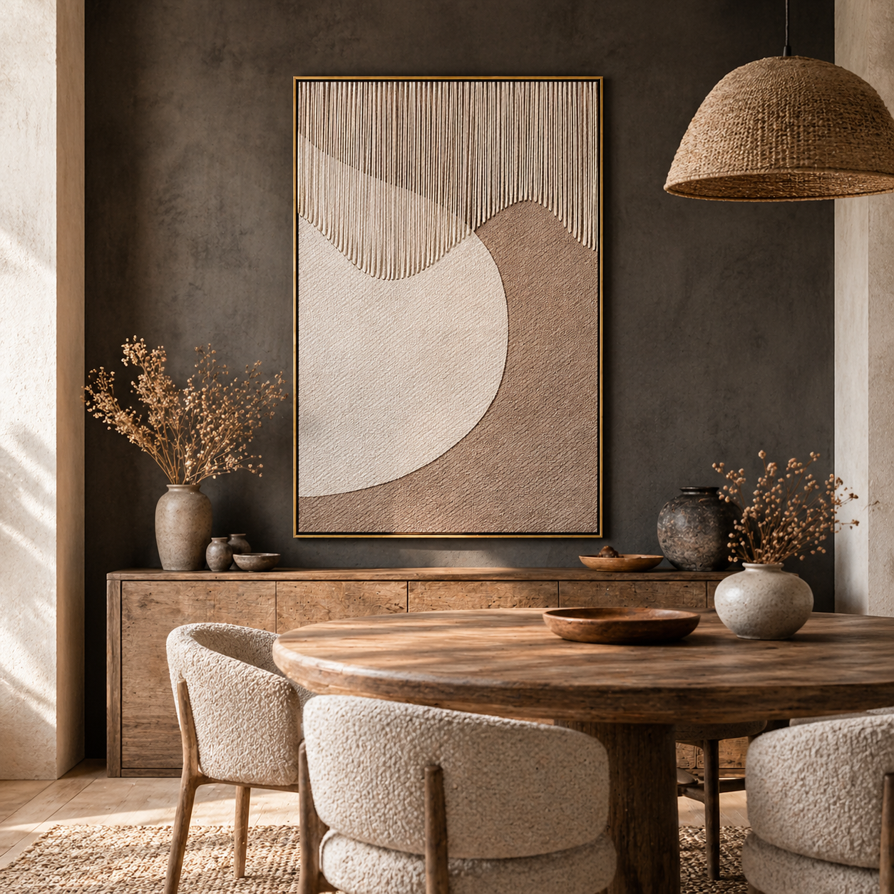 "Aurora Mineral Drift" – Extreme 3D Gilded Heavy Impasto Cascade | Modern Statement Art