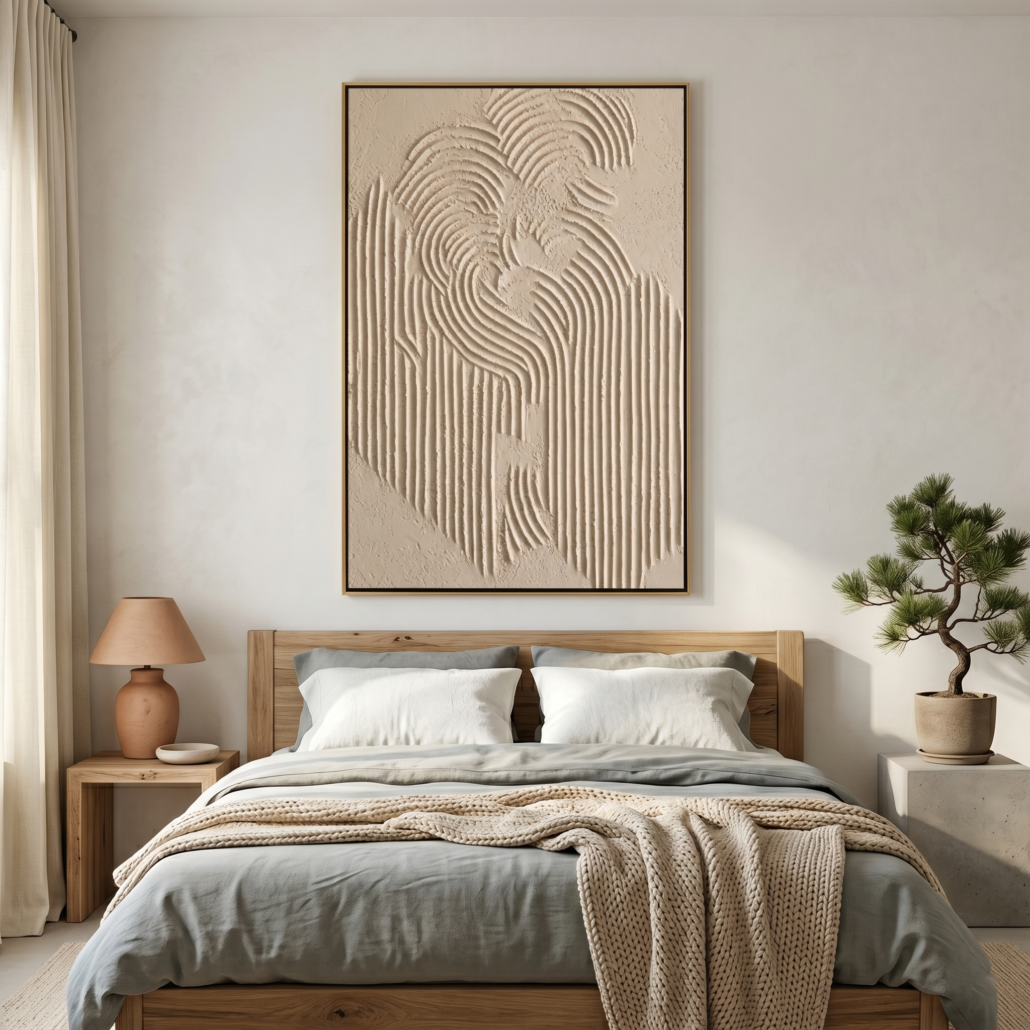 "Obsidian Surge" – Extreme 3D Noir Wave Relief | Modern Statement Art