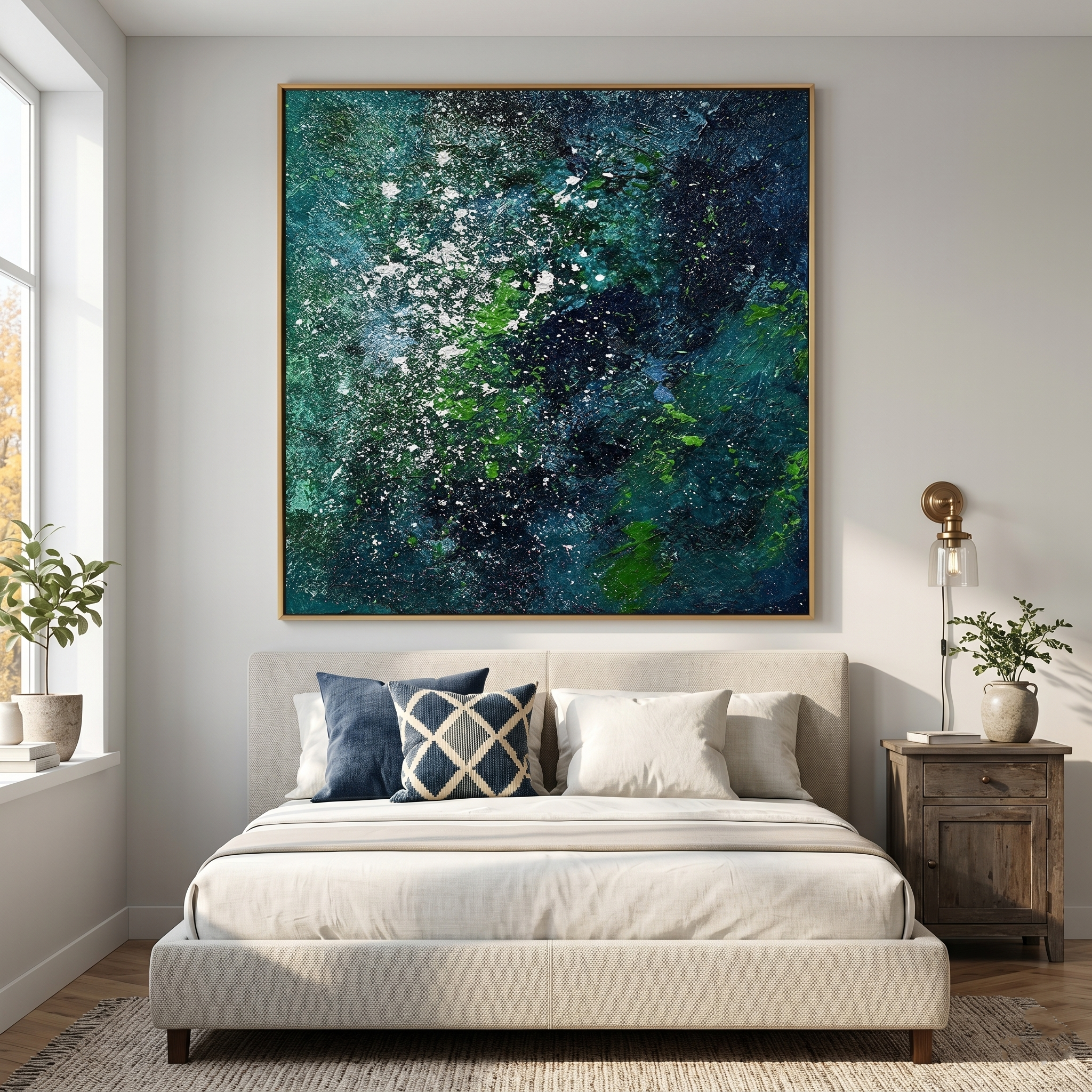 "Mineral Cascade" – Extreme Heavy Impasto 3D Earth & Mineral Abstract | Dynamic Modern Statement Art