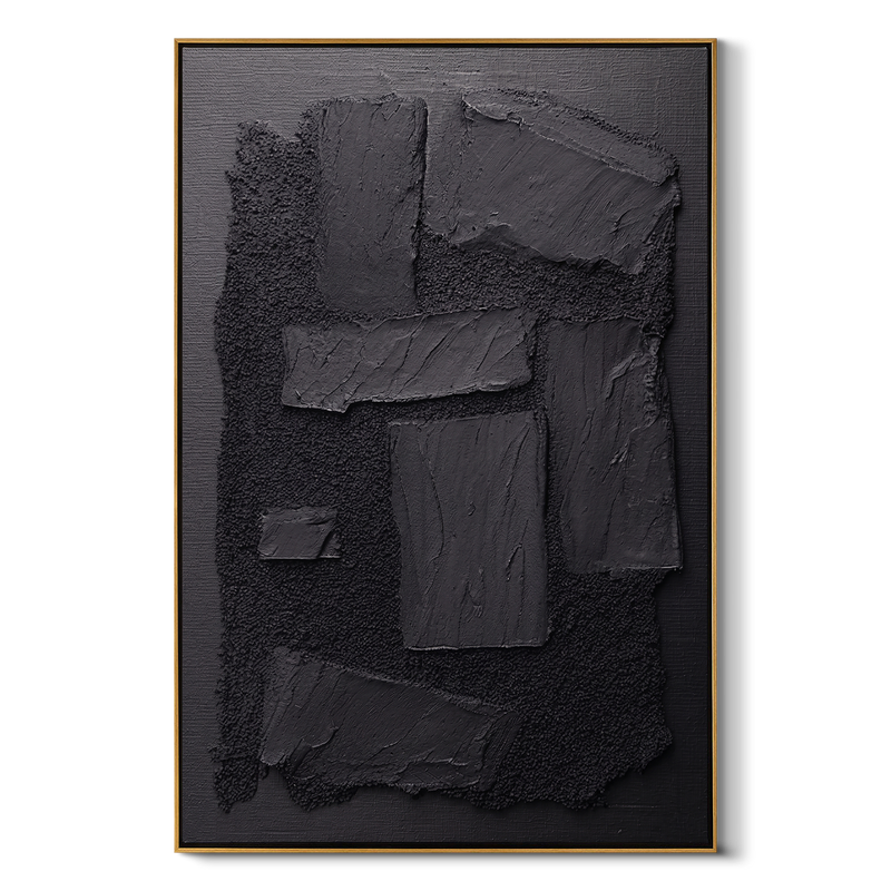 "Ethereal Arcs" – Sculptural 3D Minimalist Linear Relief | Vertical Japandi Wall Art