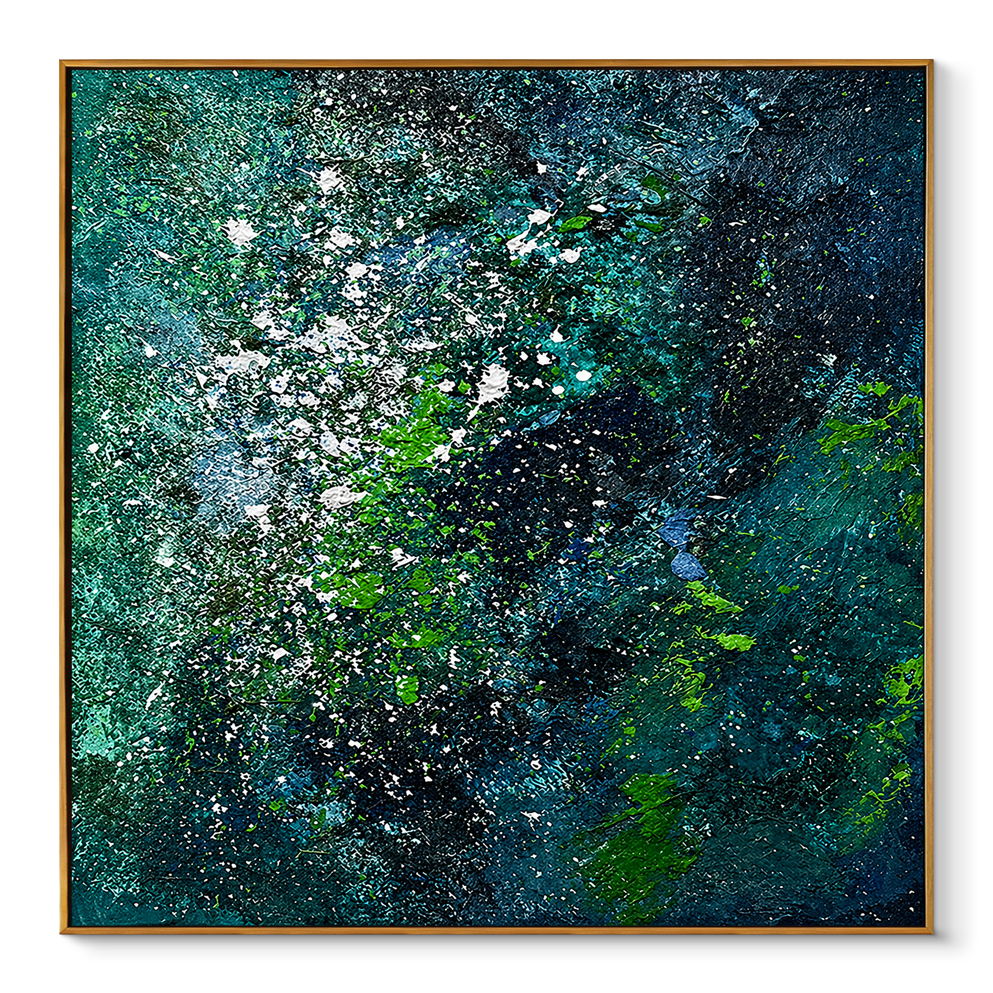 "Mineral Cascade" – Extreme Heavy Impasto 3D Earth & Mineral Abstract | Dynamic Modern Statement Art