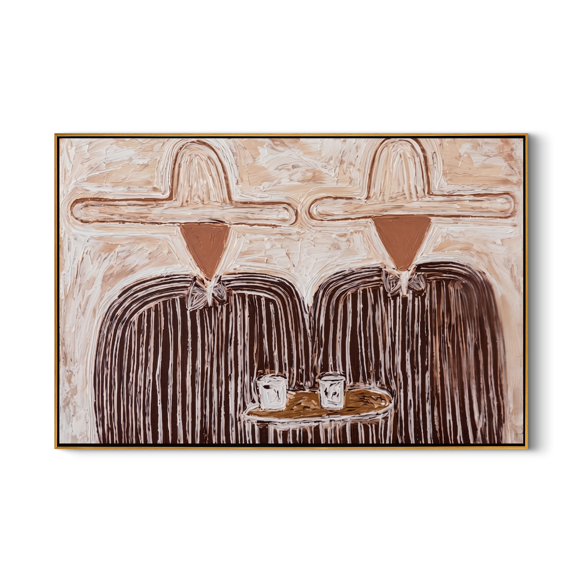 Coffee Between Two Hats - Vintage Americana wall art image 2