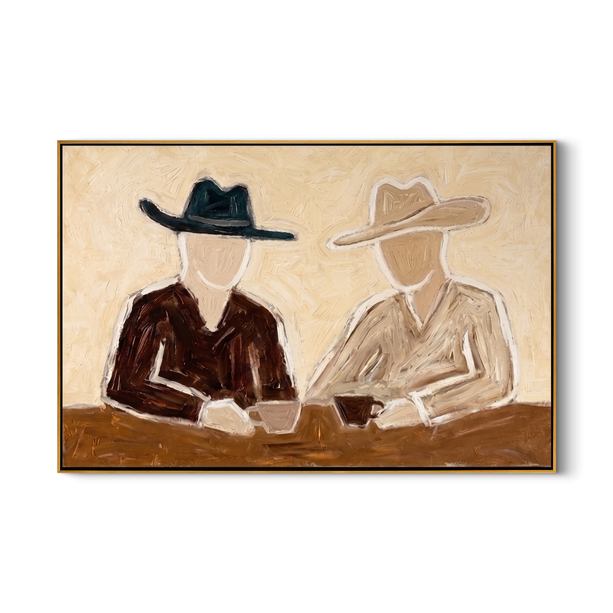 Two Hats Split Morning - Vintage Americana wall art image 2