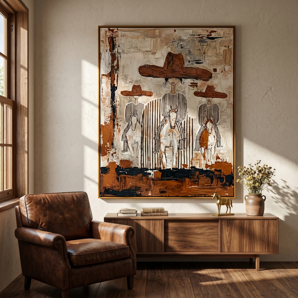 Four Hats Break Through - Vintage Americana wall art image 6