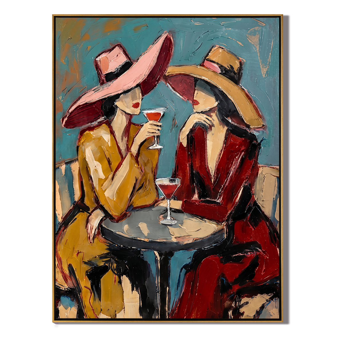 Two Glasses Trade Secrets - Vintage Americana wall art image 2