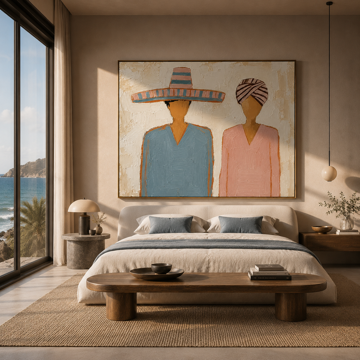 Sombrero Beside Wrapped Silence - Vintage Americana wall art image 1