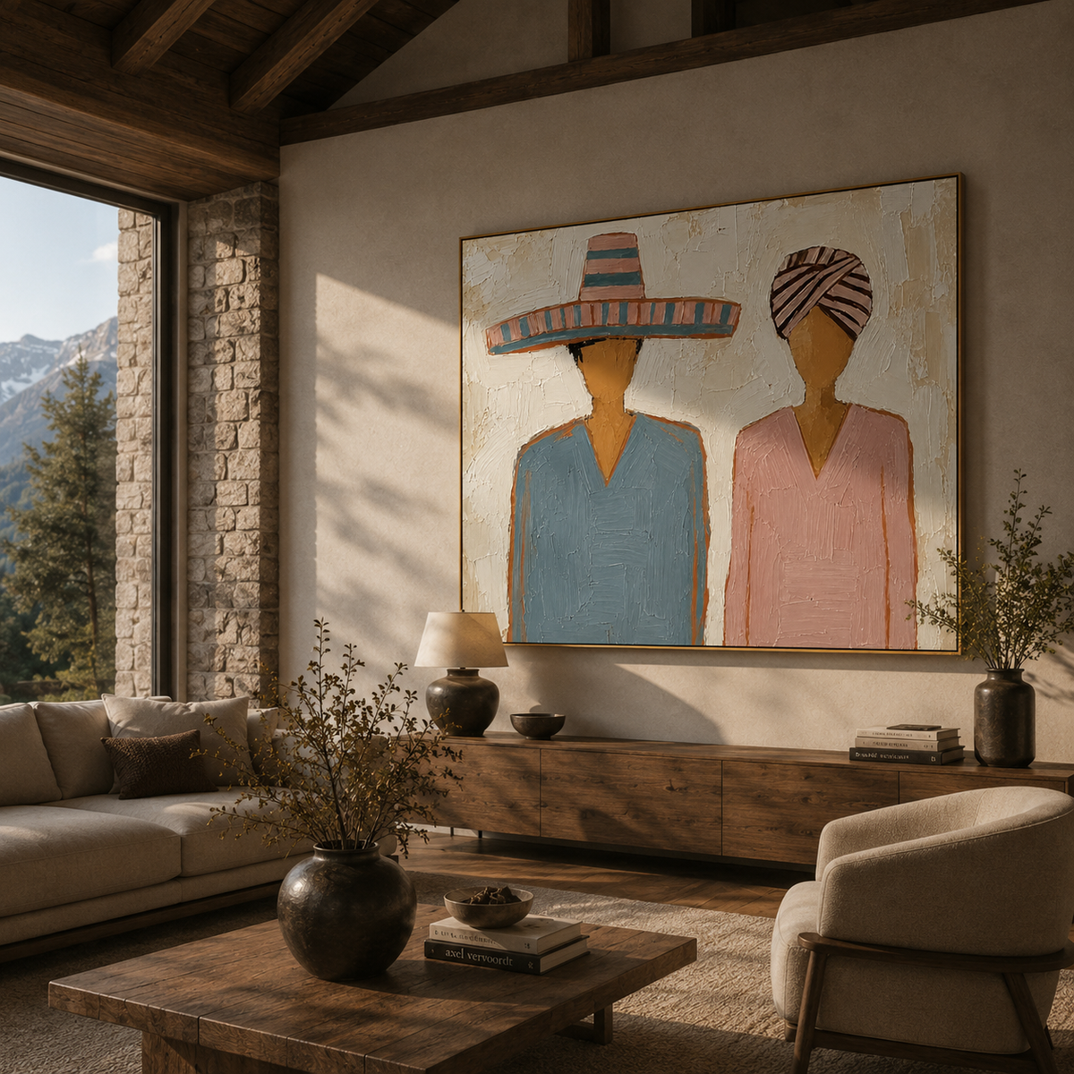 Sombrero Beside Wrapped Silence - Vintage Americana wall art image 4