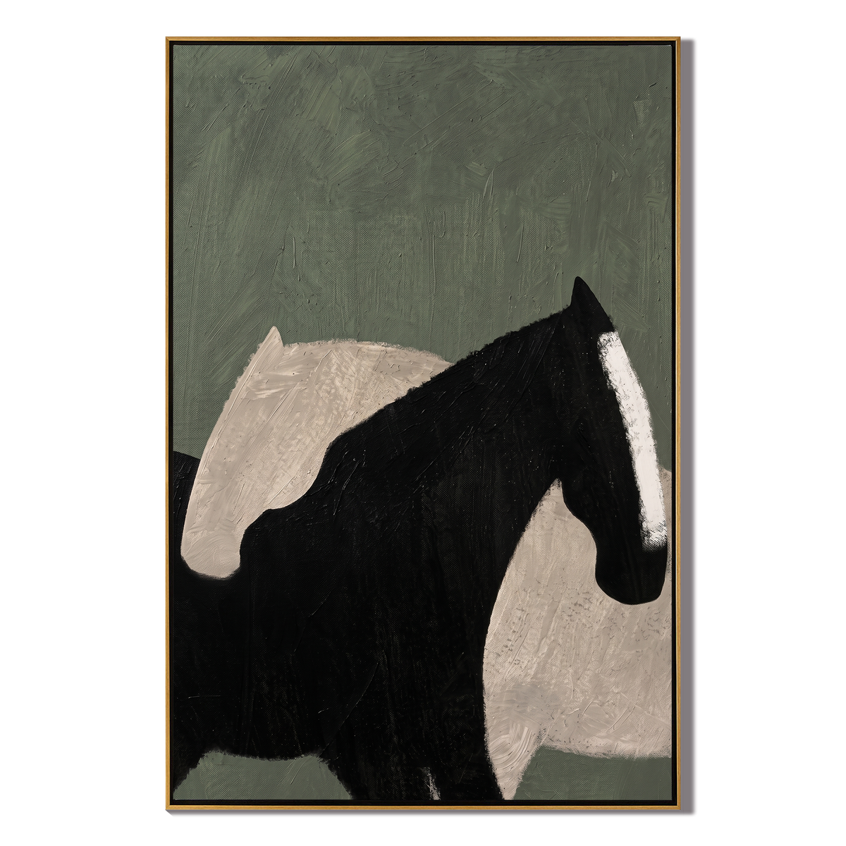 Pale Shadow Meets Black - Vintage Americana wall art image 2