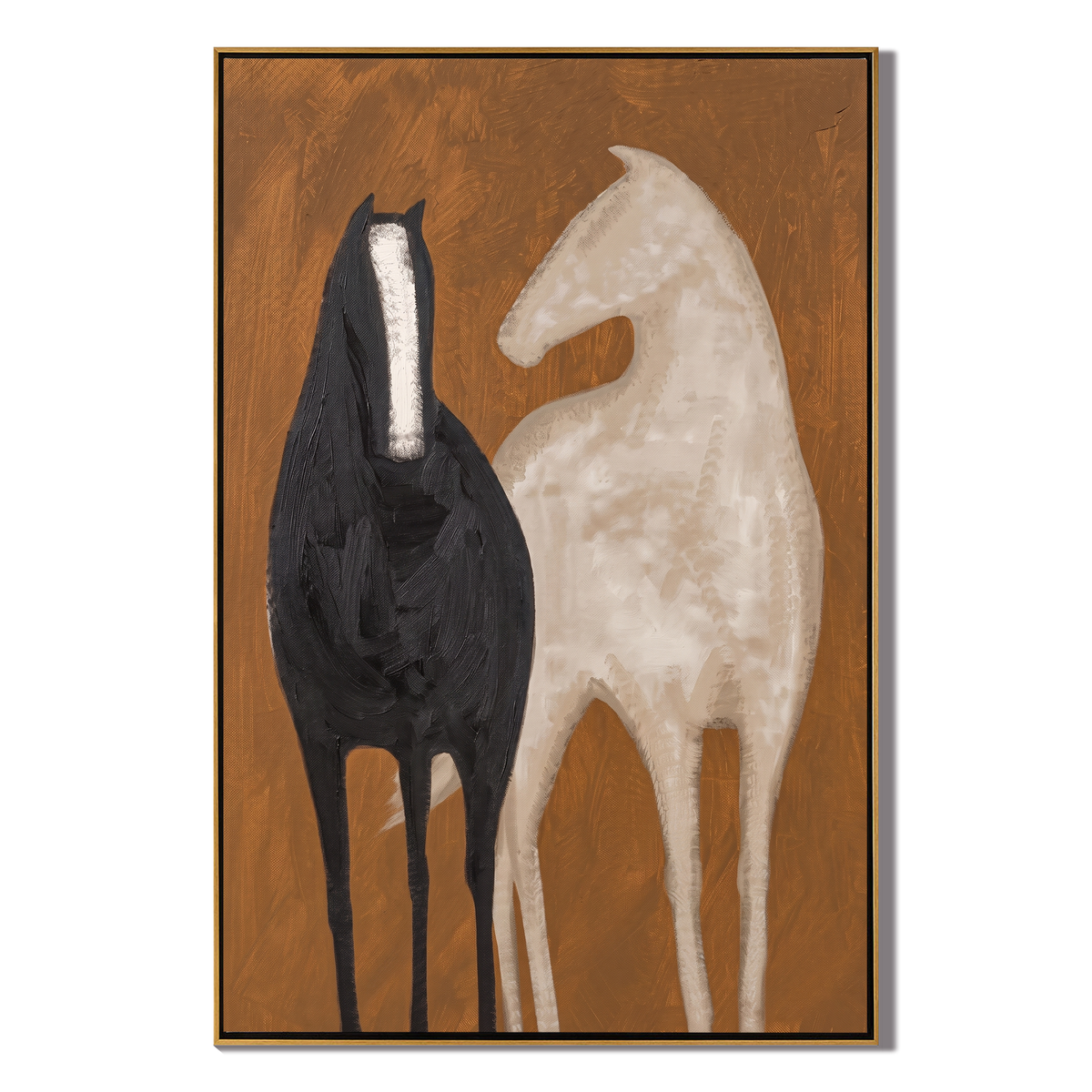 Black and Ivory Stand - Vintage Americana wall art image 2