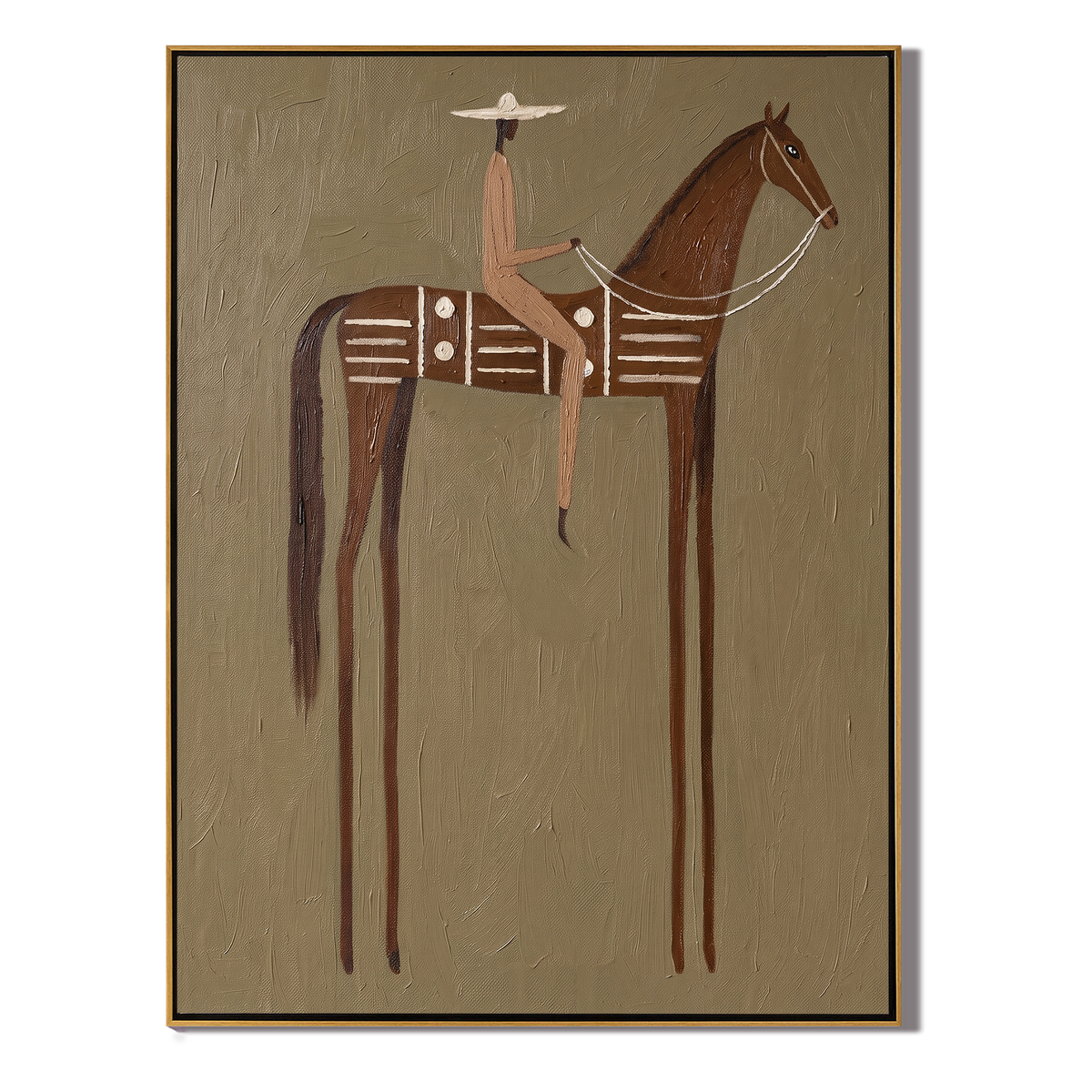 Long Legs Carry Brown - Vintage Americana wall art image 2