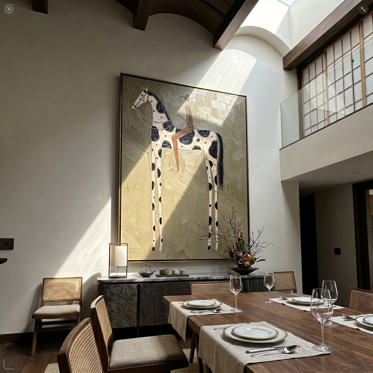 Spots Rise Above Earth - Vintage Americana wall art image 1