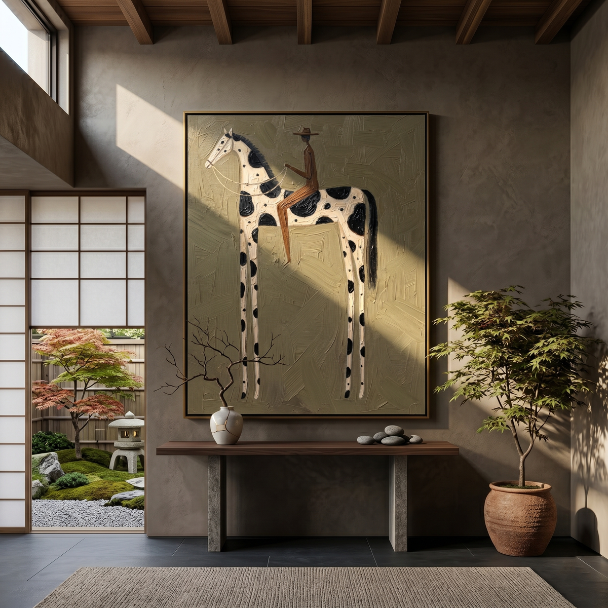 Spots Rise Above Earth - Vintage Americana wall art image 5