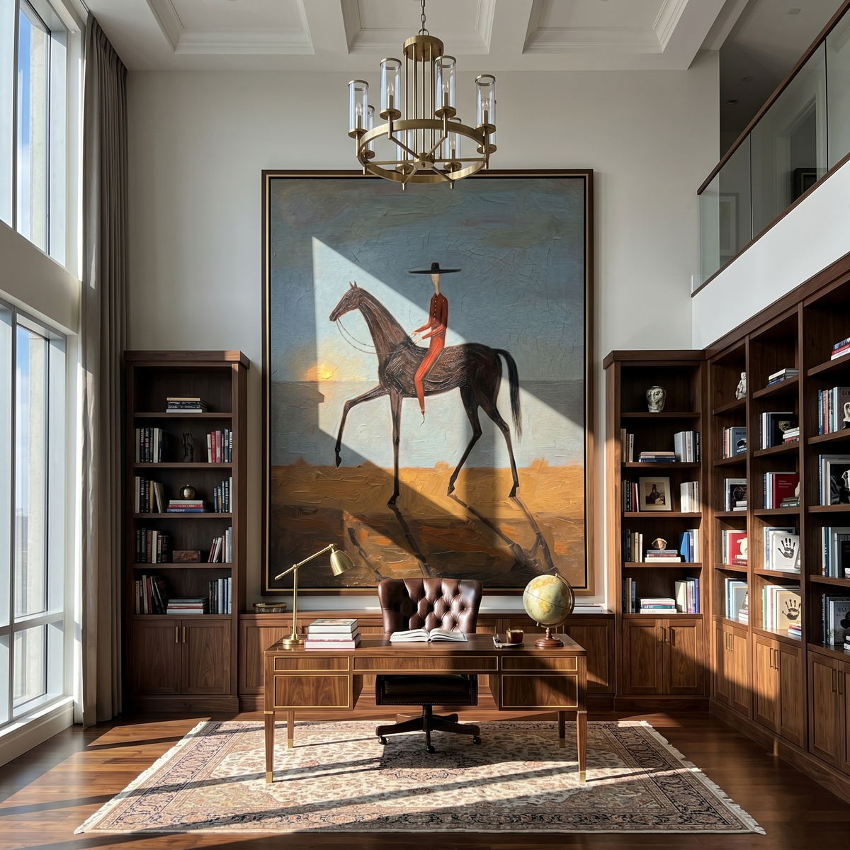 Black Horse Steps Home - Vintage Americana wall art image 6