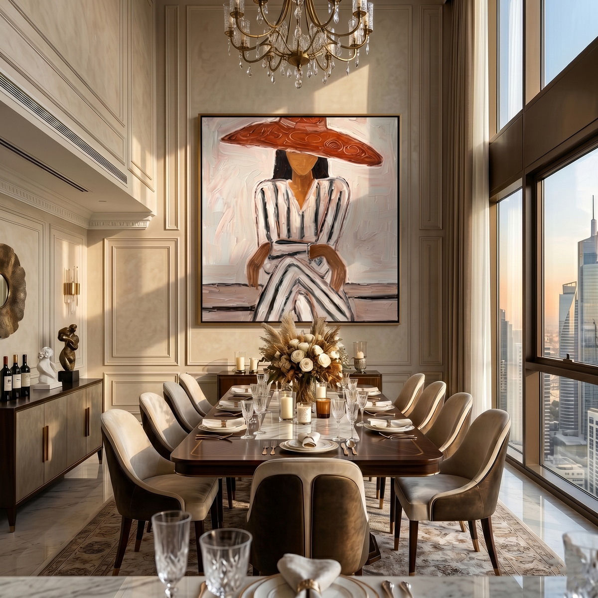 Striped Dress Under Terra - Vintage Americana wall art image 3