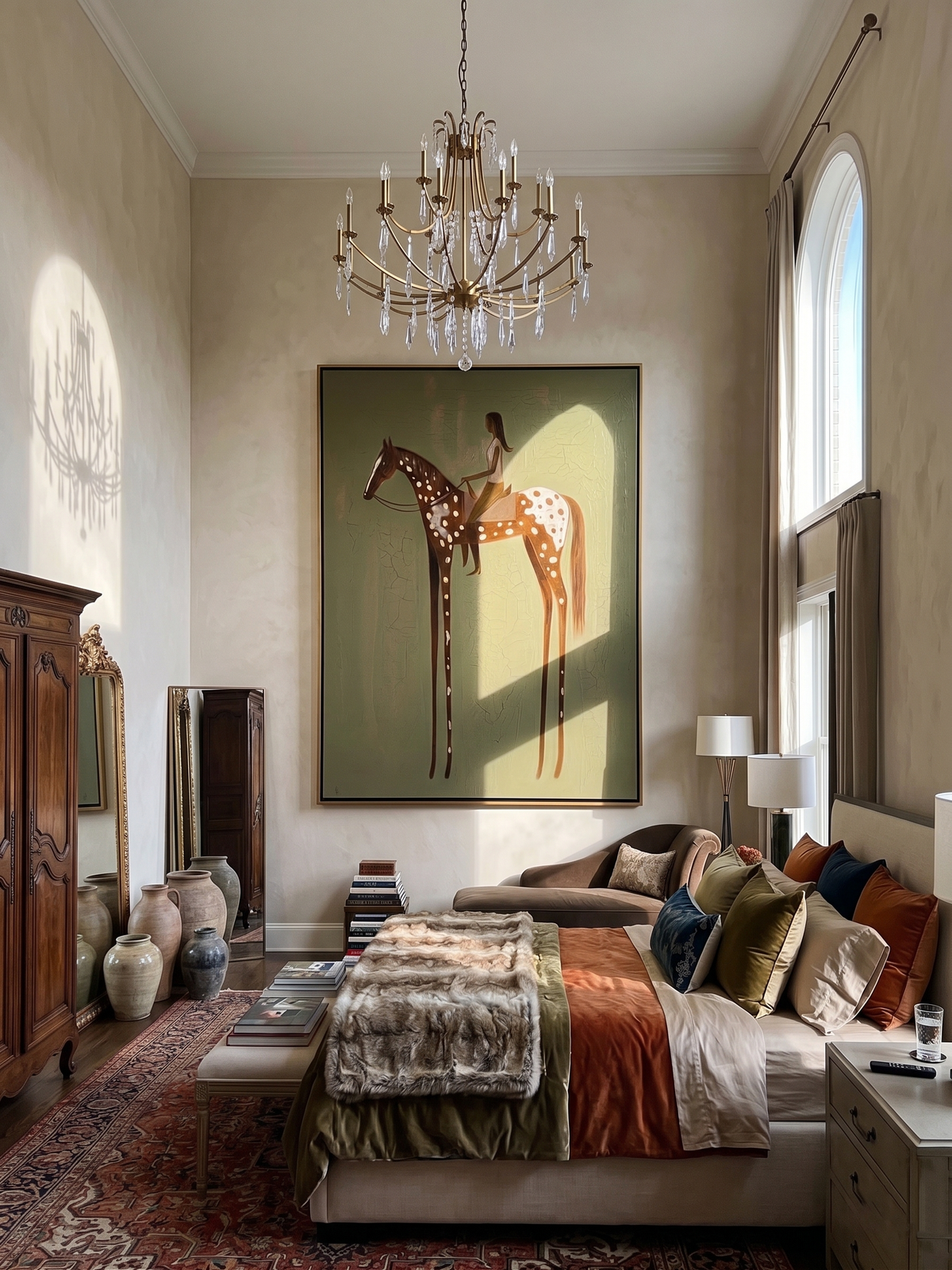 Woman Rides Through Spots - Vintage Americana wall art image 3