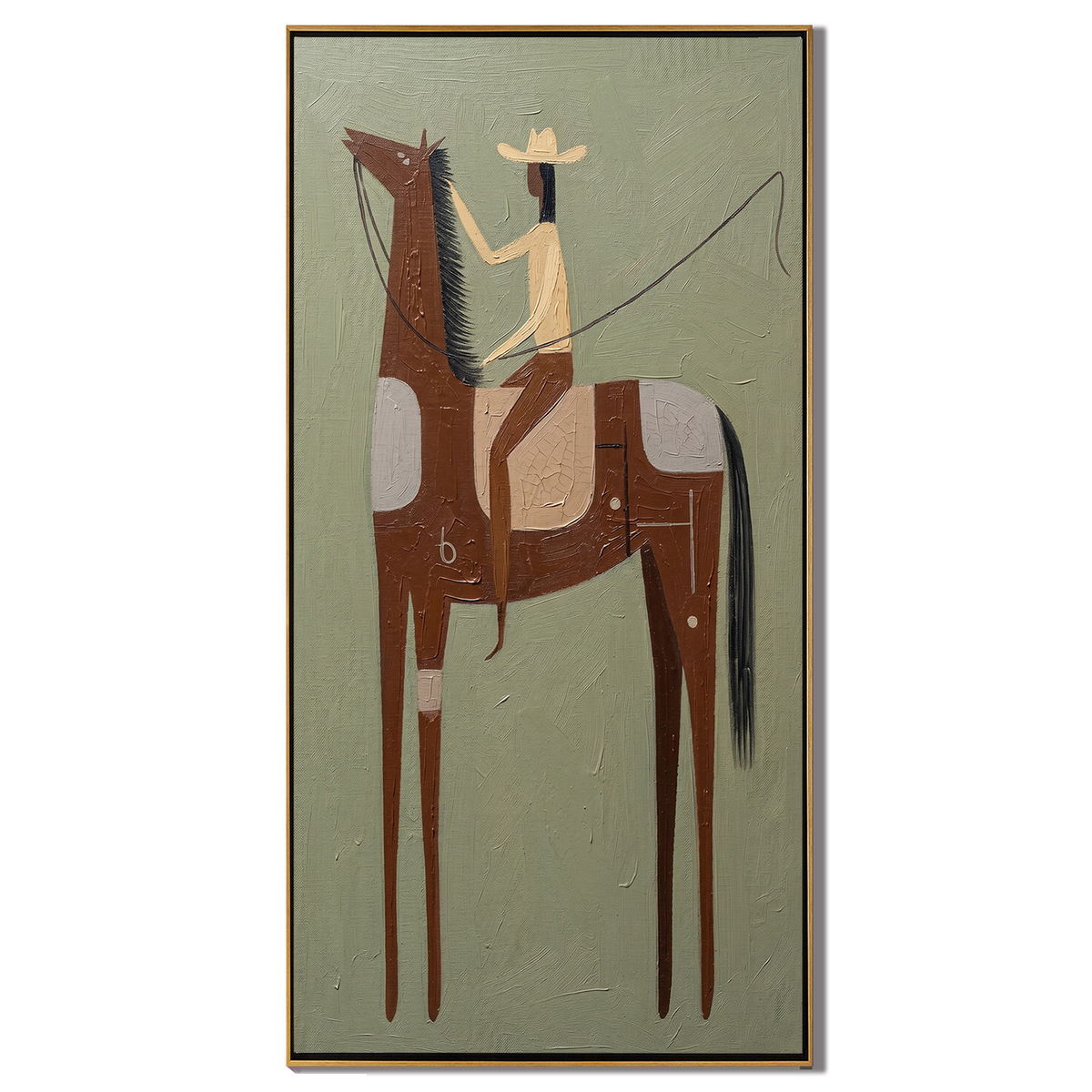 Cream Rider Splits Rust - Vintage Americana wall art image 2
