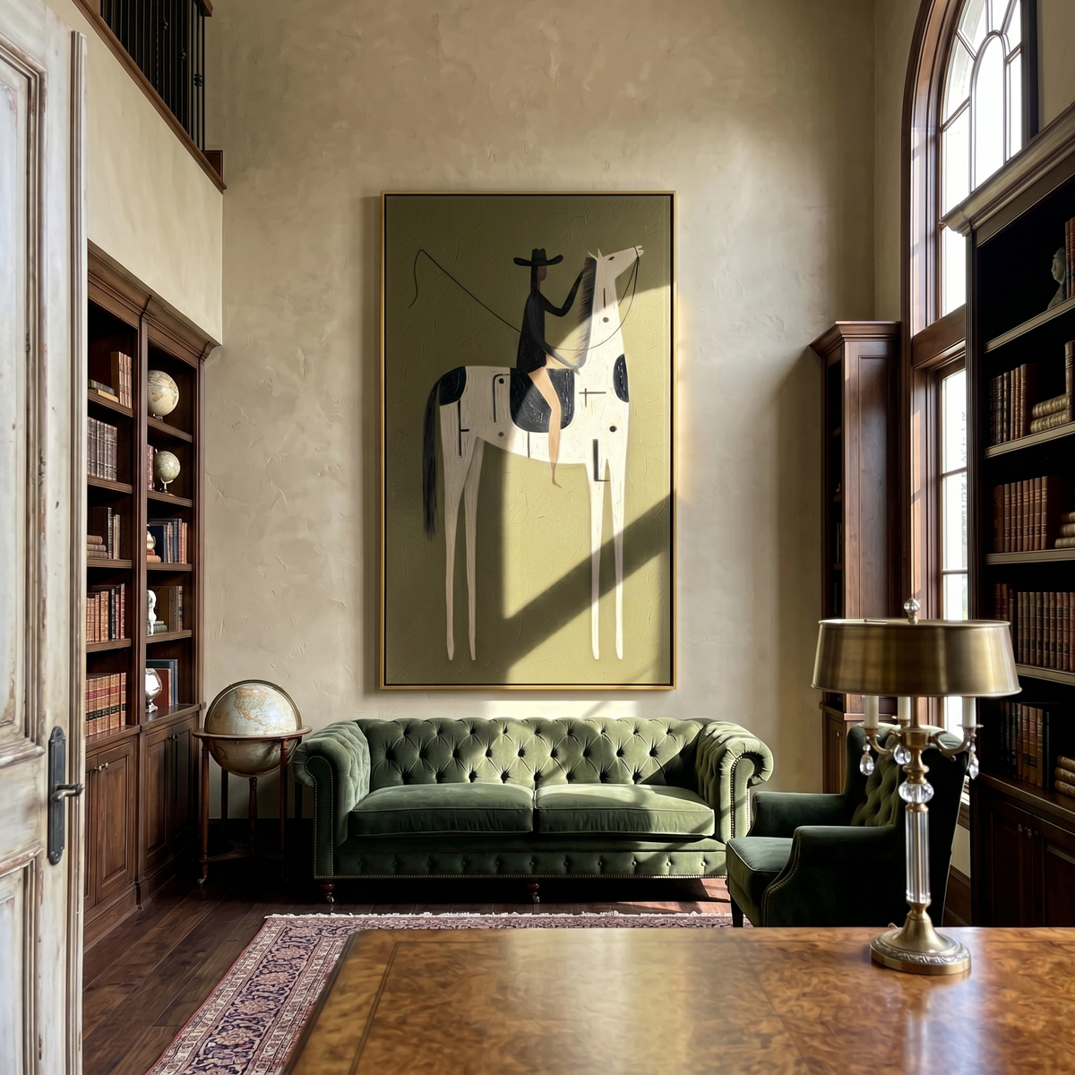Black Hat Meets Ivory - Vintage Americana wall art image 5