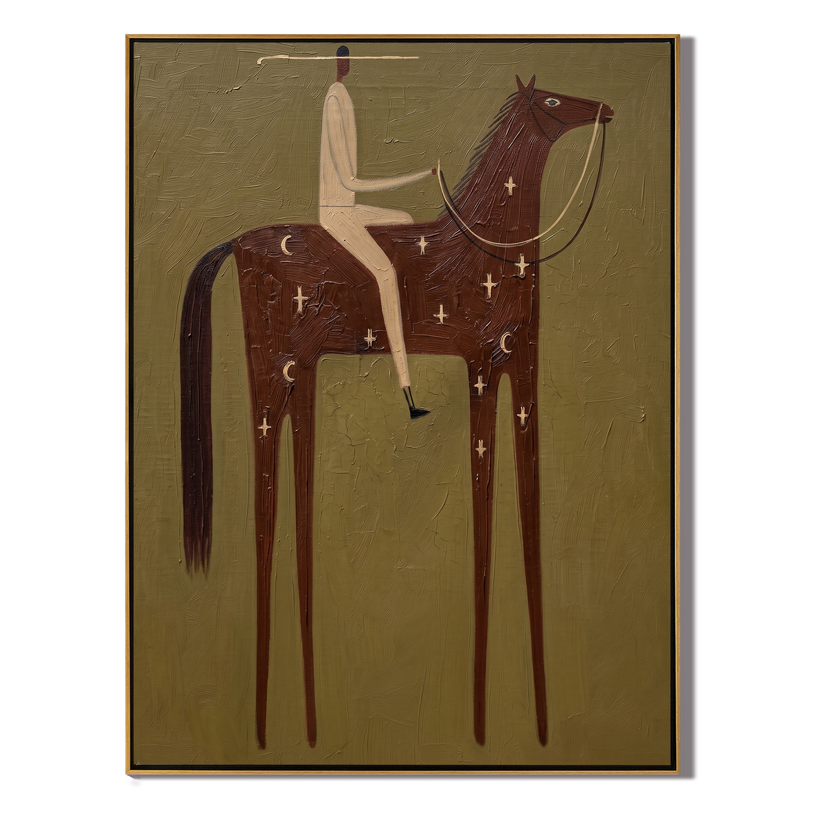 Pale Rider Counts Crosses - Vintage Americana wall art image 2