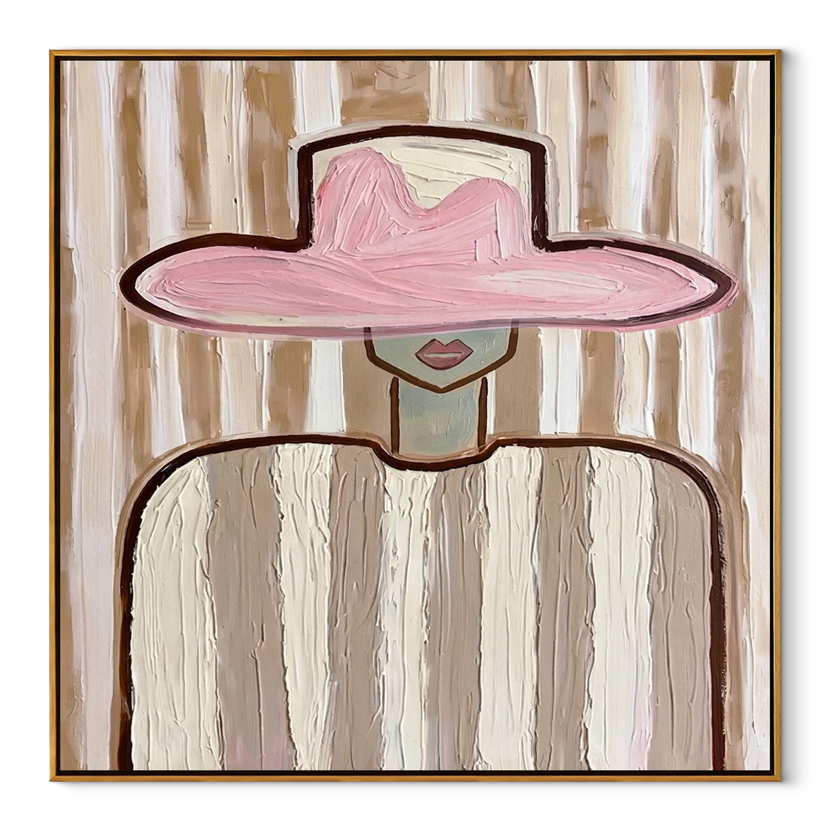 Pink Brim Holds Room - Vintage Americana wall art image 2