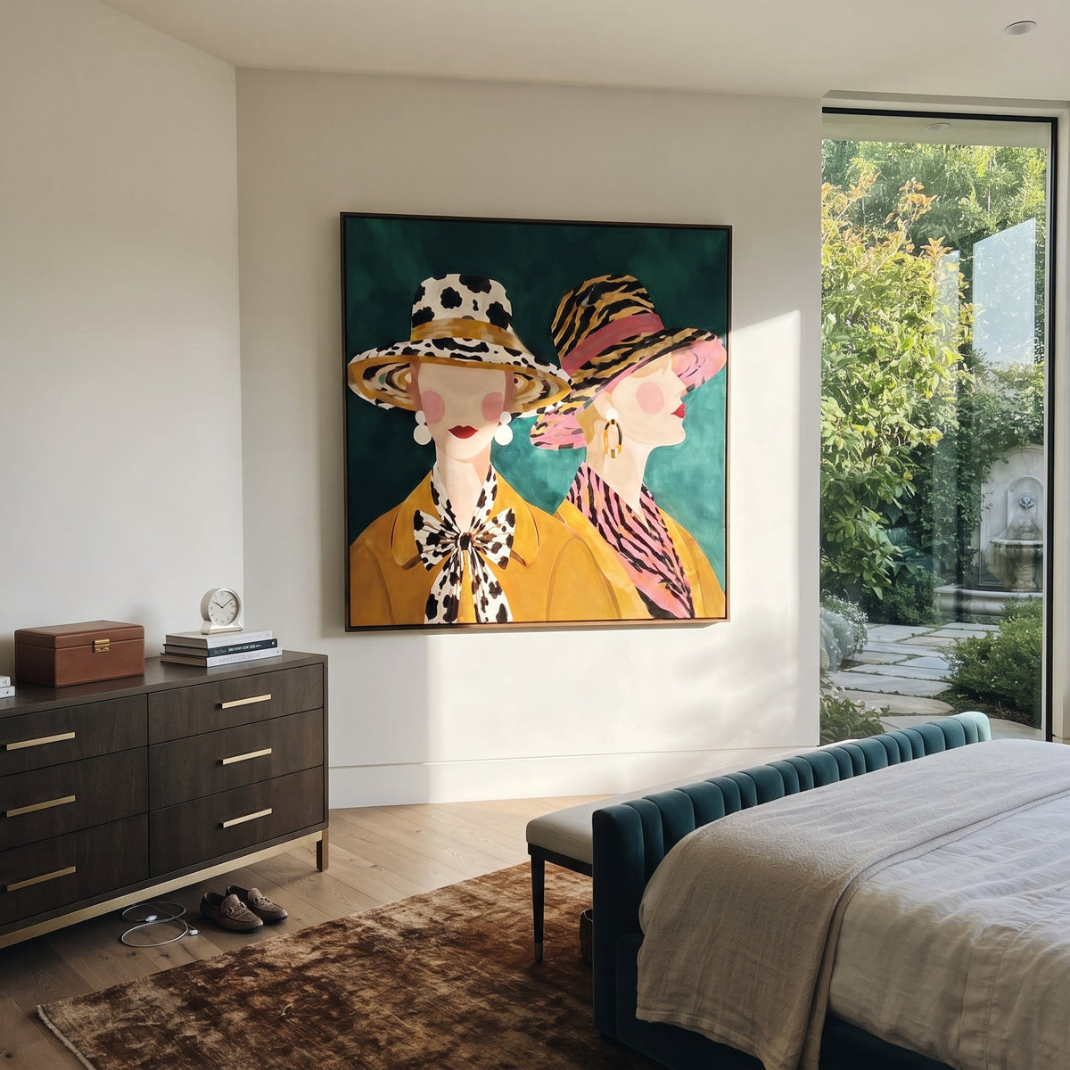 Wild Brims Face Forward - Vintage Americana wall art image 1