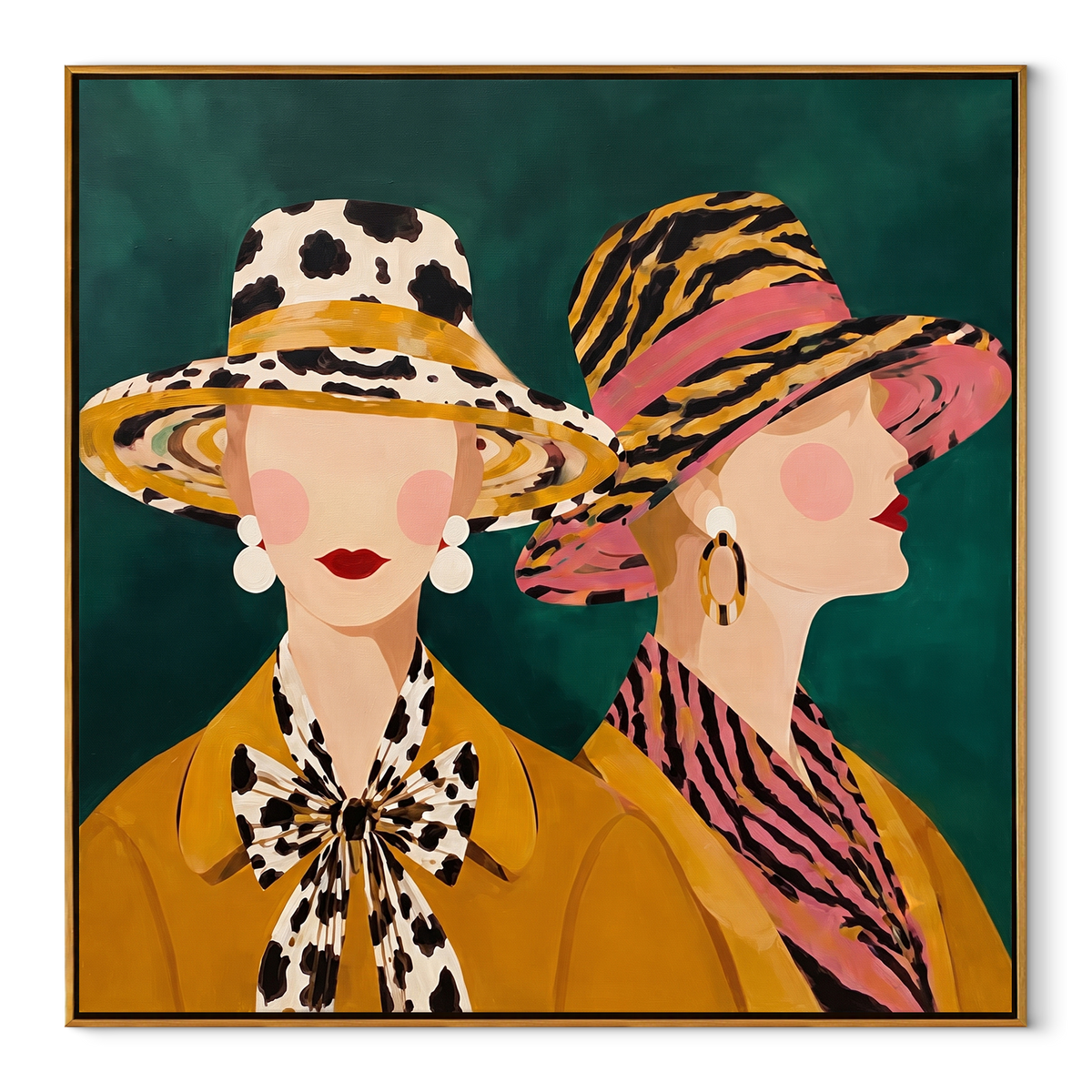 Wild Brims Face Forward - Vintage Americana wall art image 2
