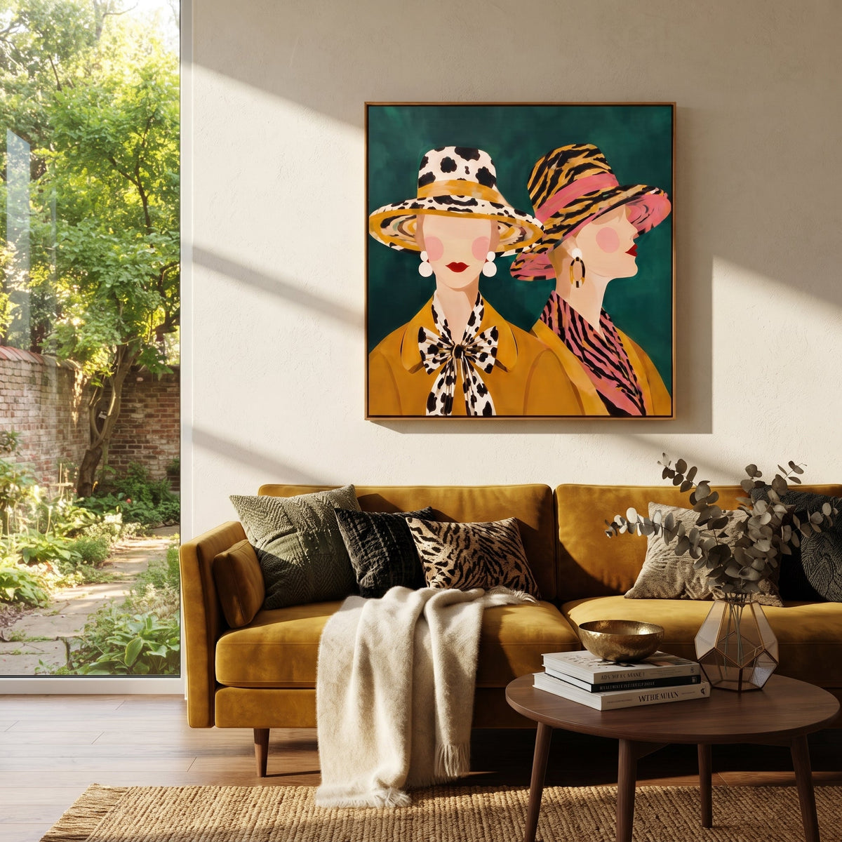 Wild Brims Face Forward - Vintage Americana wall art image 4