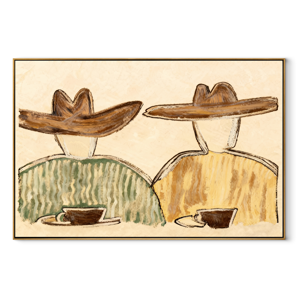 Two Cups Hold Morning - Vintage Americana wall art image 2