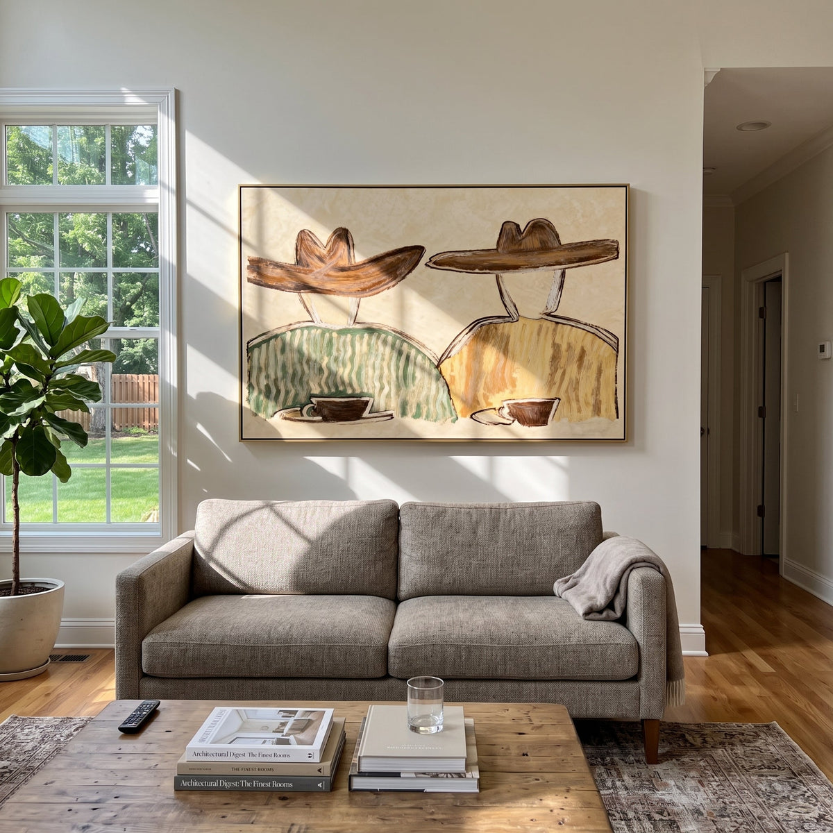Two Cups Hold Morning - Vintage Americana wall art image 5