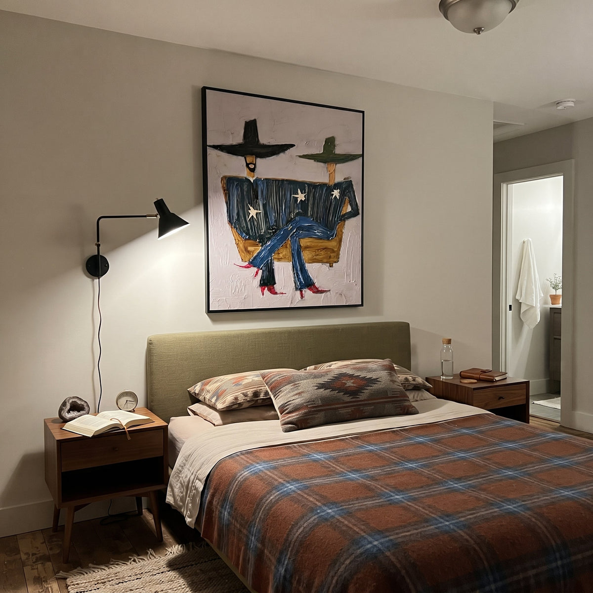 Star Coats Share Bench - Vintage Americana wall art image 6